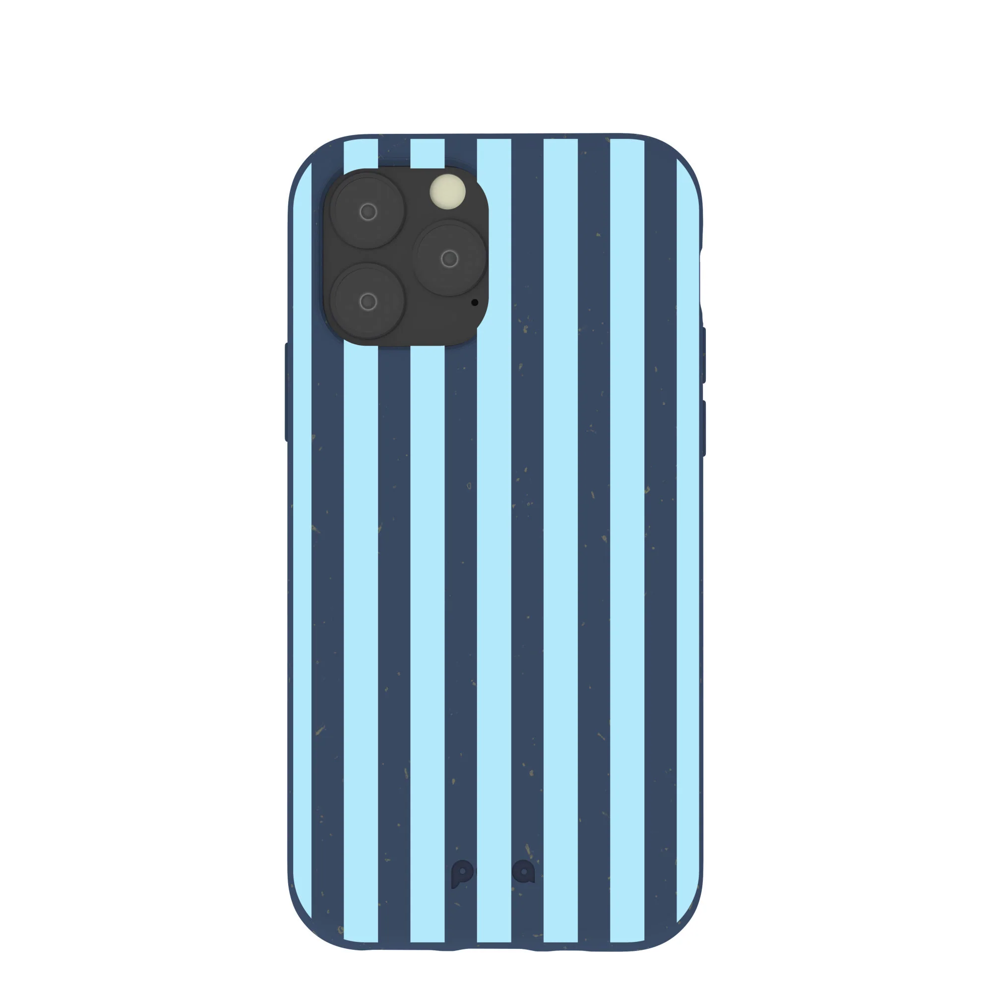 Navy Blue Baby Blue Stripes iPhone 11 Pro Case