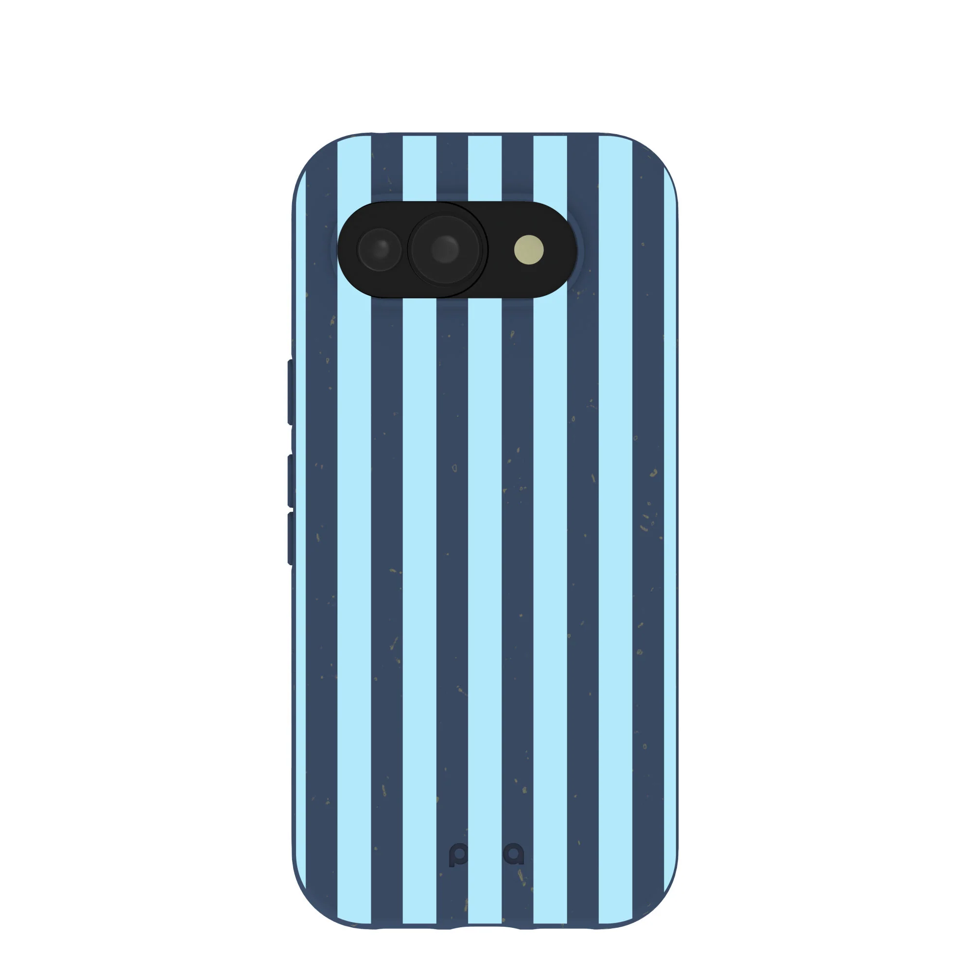 Navy Blue Baby Blue Stripes Google Pixel 10a Case