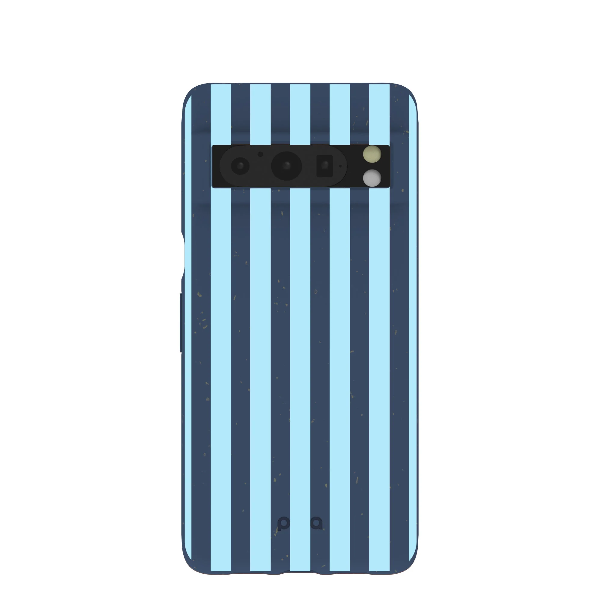 Navy Blue Baby Blue Stripes Google Pixel 8 Pro Case