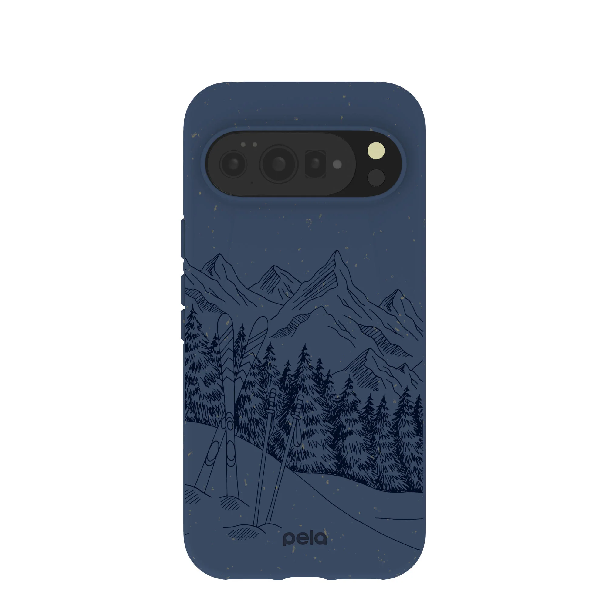 Navy Blue Backcountry Ski Google Pixel 10 Pro XL Case