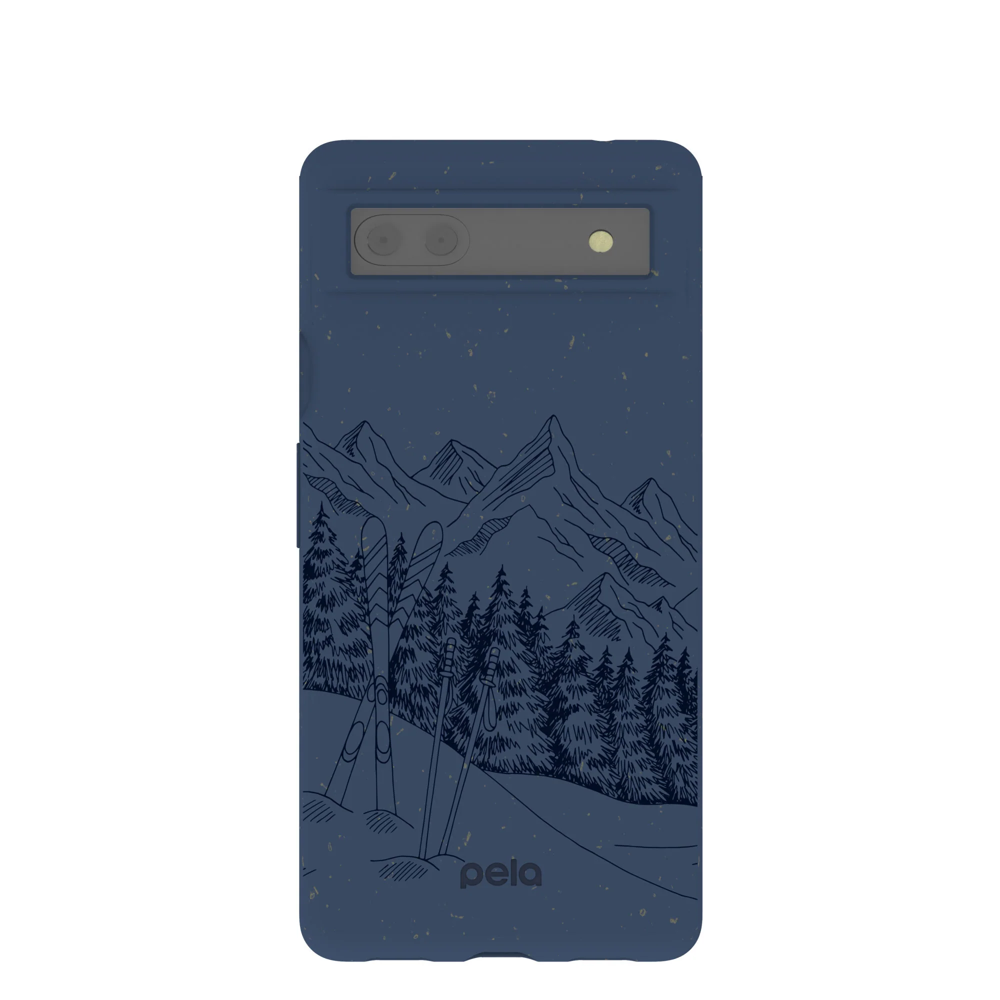 Navy Blue Backcountry Ski Google Pixel 6a Case