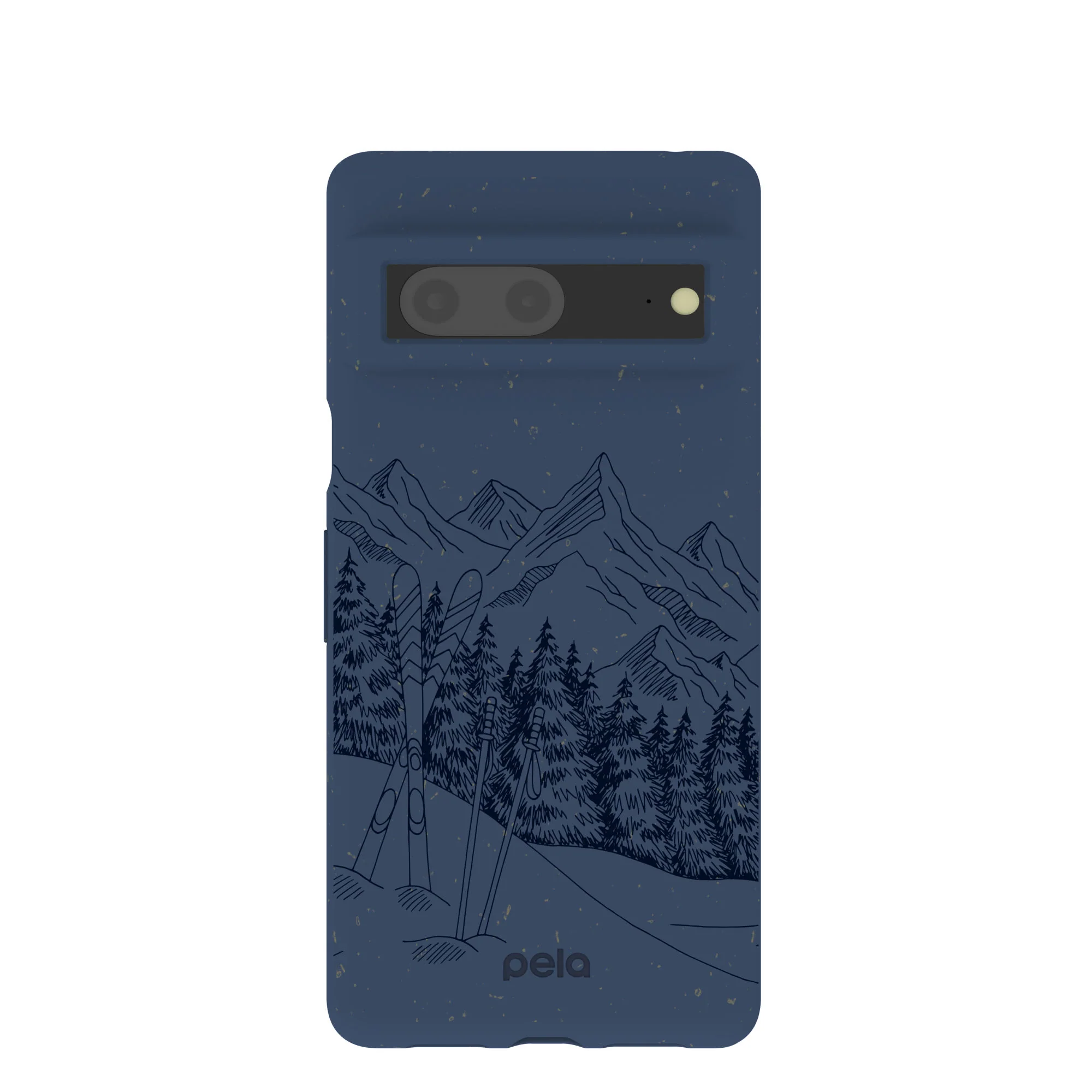 Navy Blue Backcountry Ski Google Pixel 7 Case