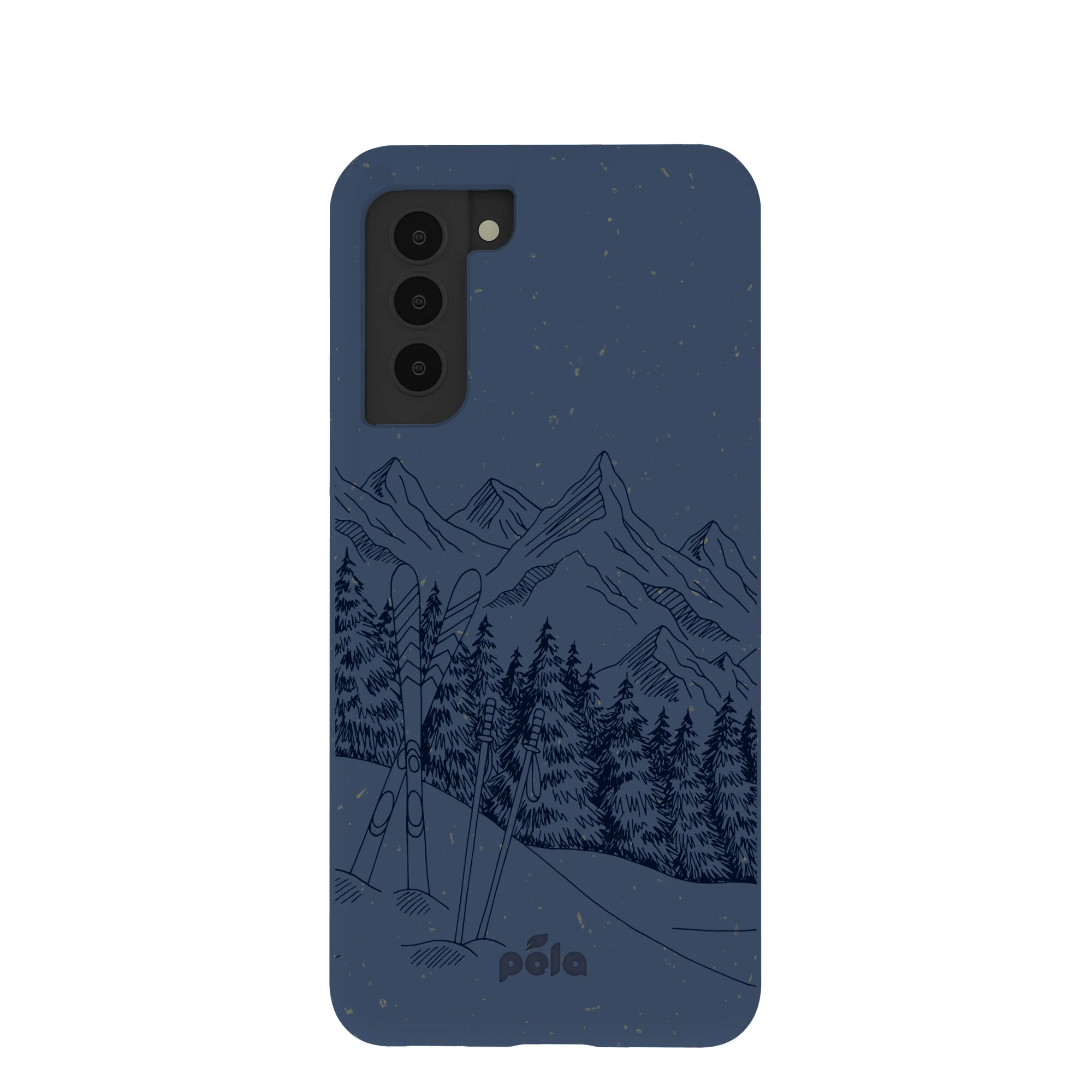 Navy Blue Backcountry Ski Samsung Galaxy S21 Case