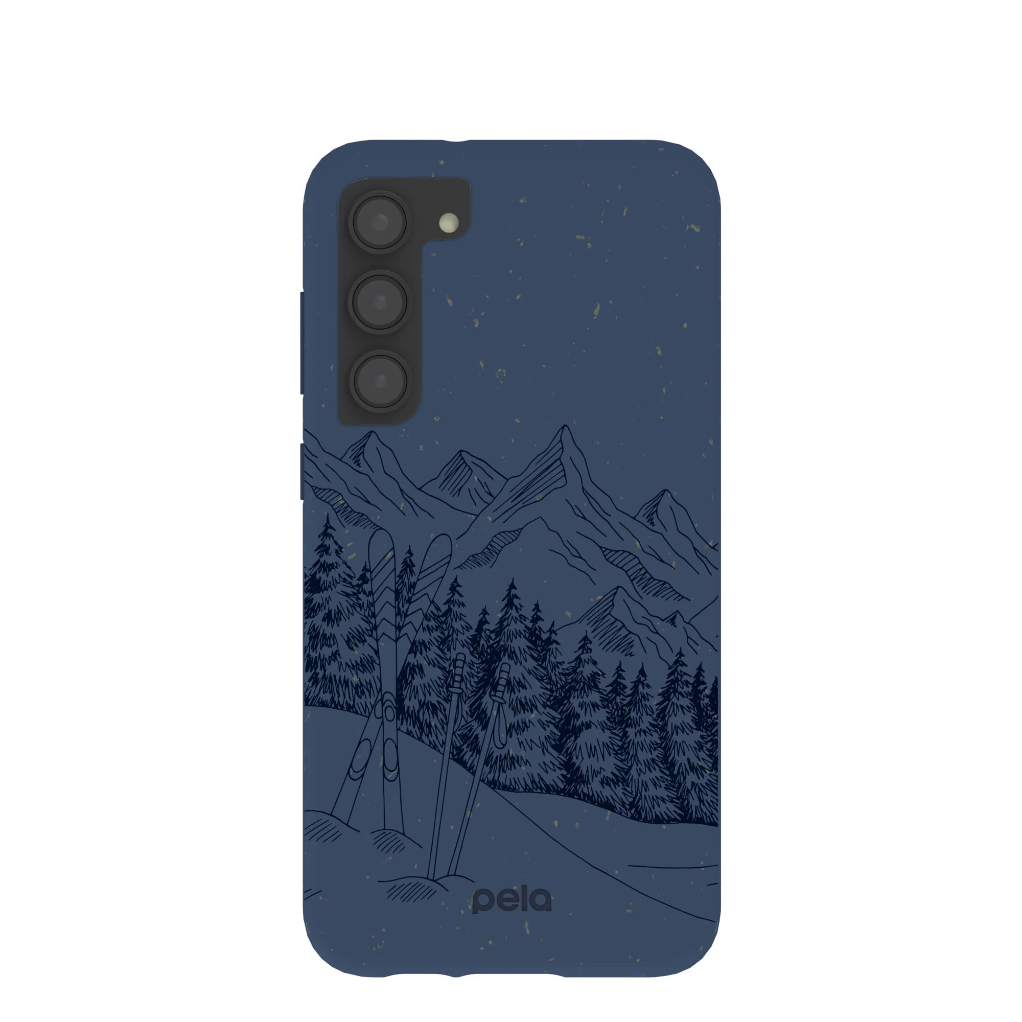 Navy Blue Backcountry Ski Samsung Galaxy S23+(Plus) Case