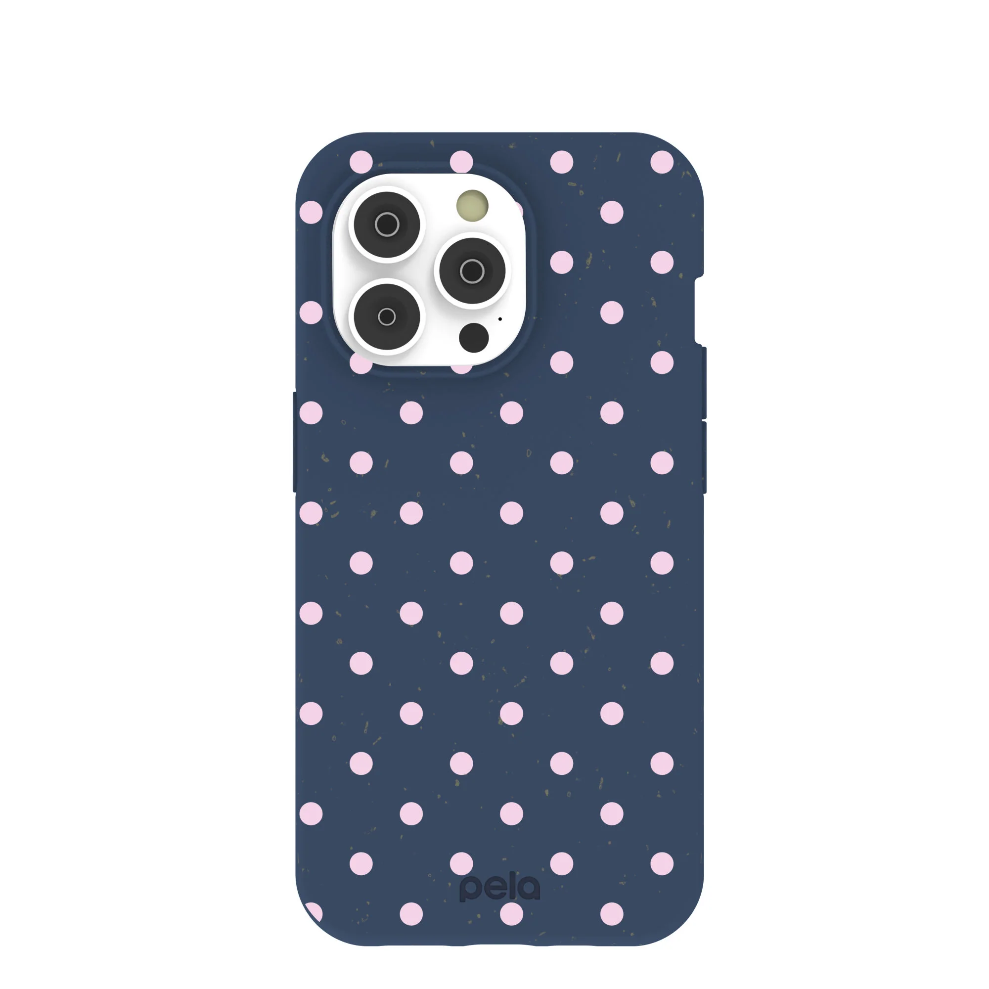 Navy Blue Blush Pop iPhone 14 Pro Case