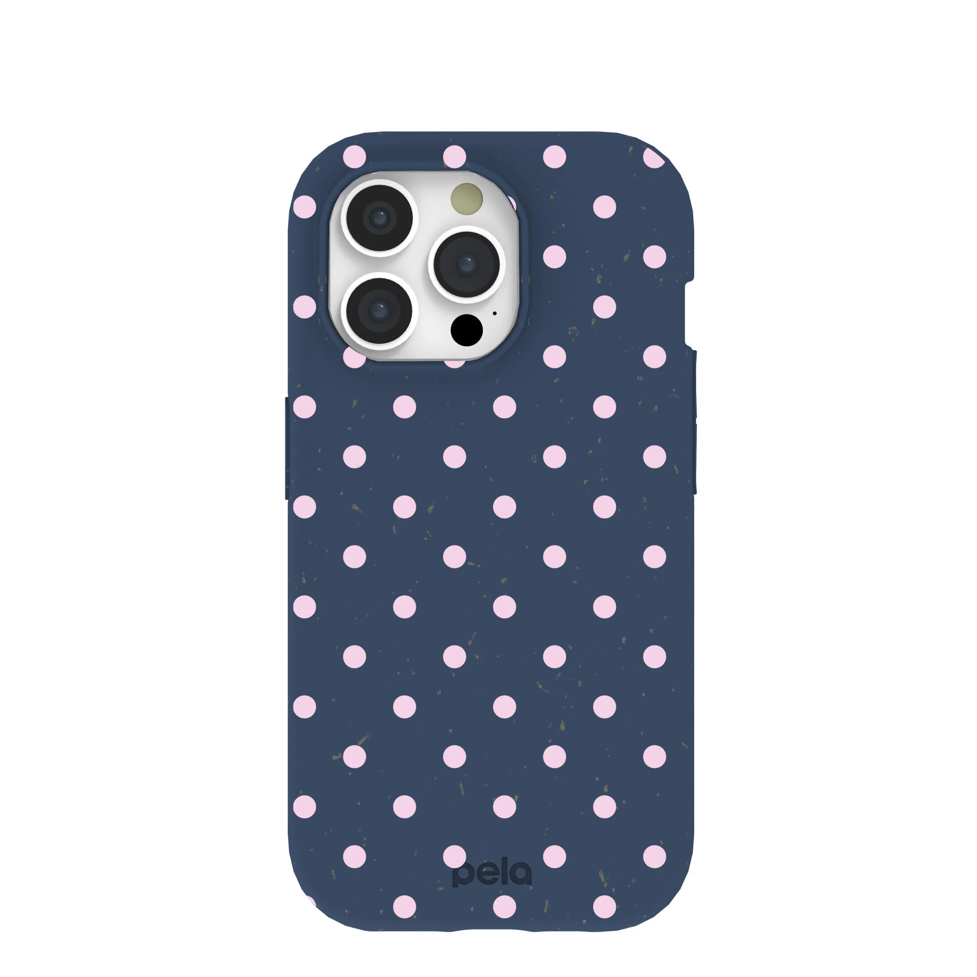 Navy Blue Blush Pop iPhone 15 Pro Case