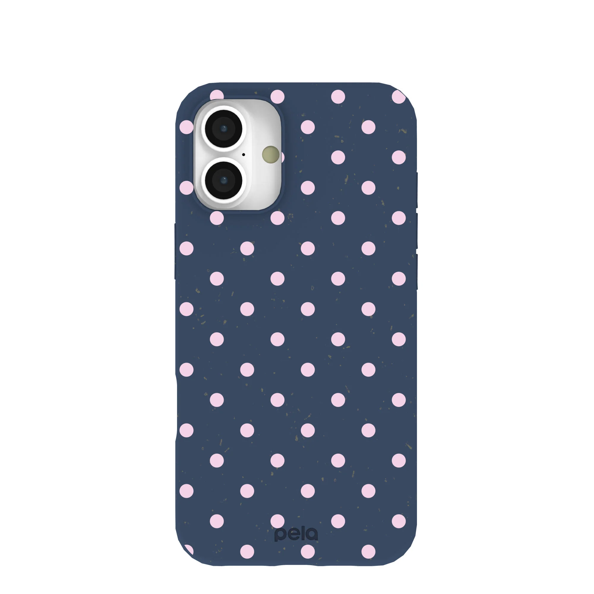 Navy Blue Blush Pop iPhone 16 Plus Case