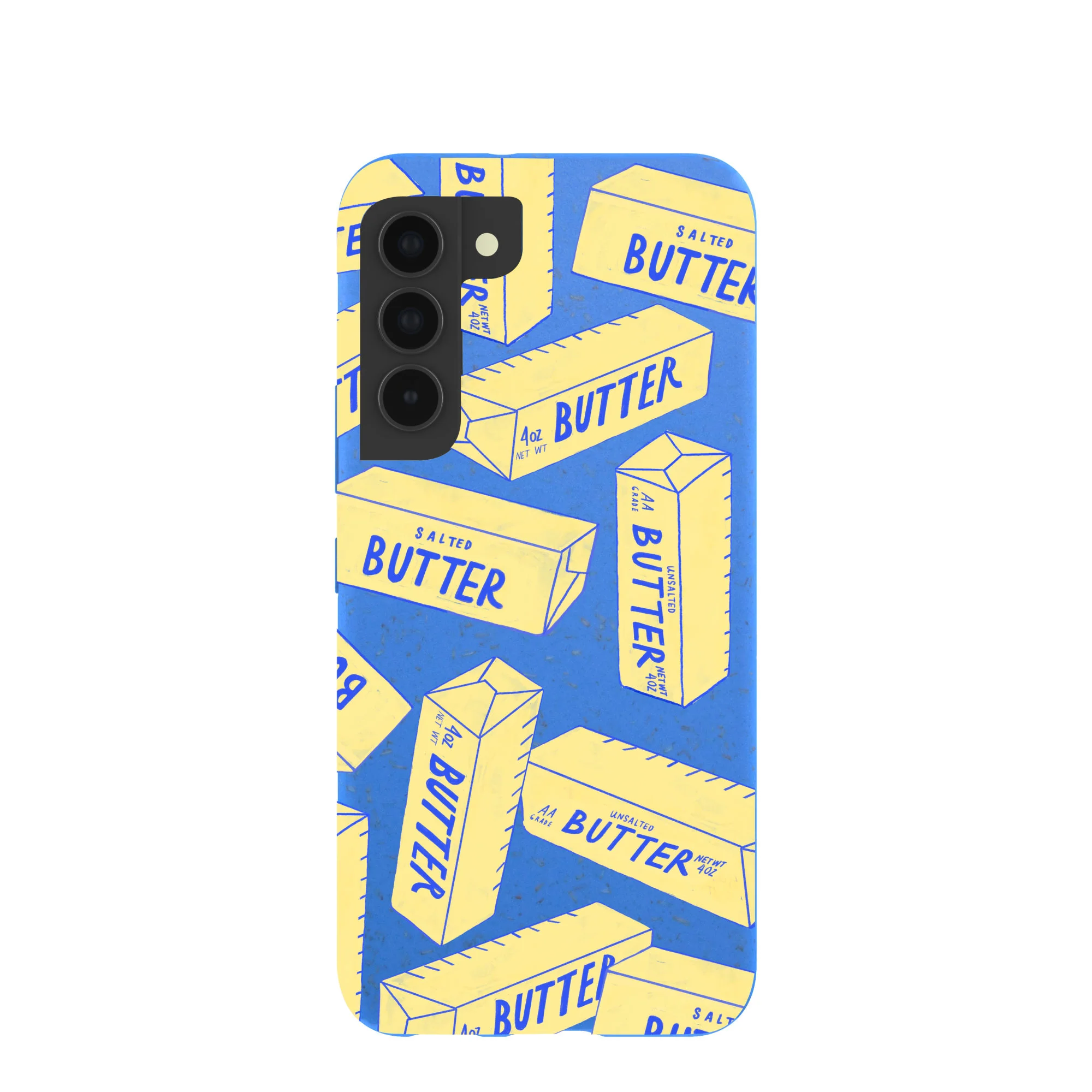 Electric Blue Butter Love Samsung Galaxy S22 Case