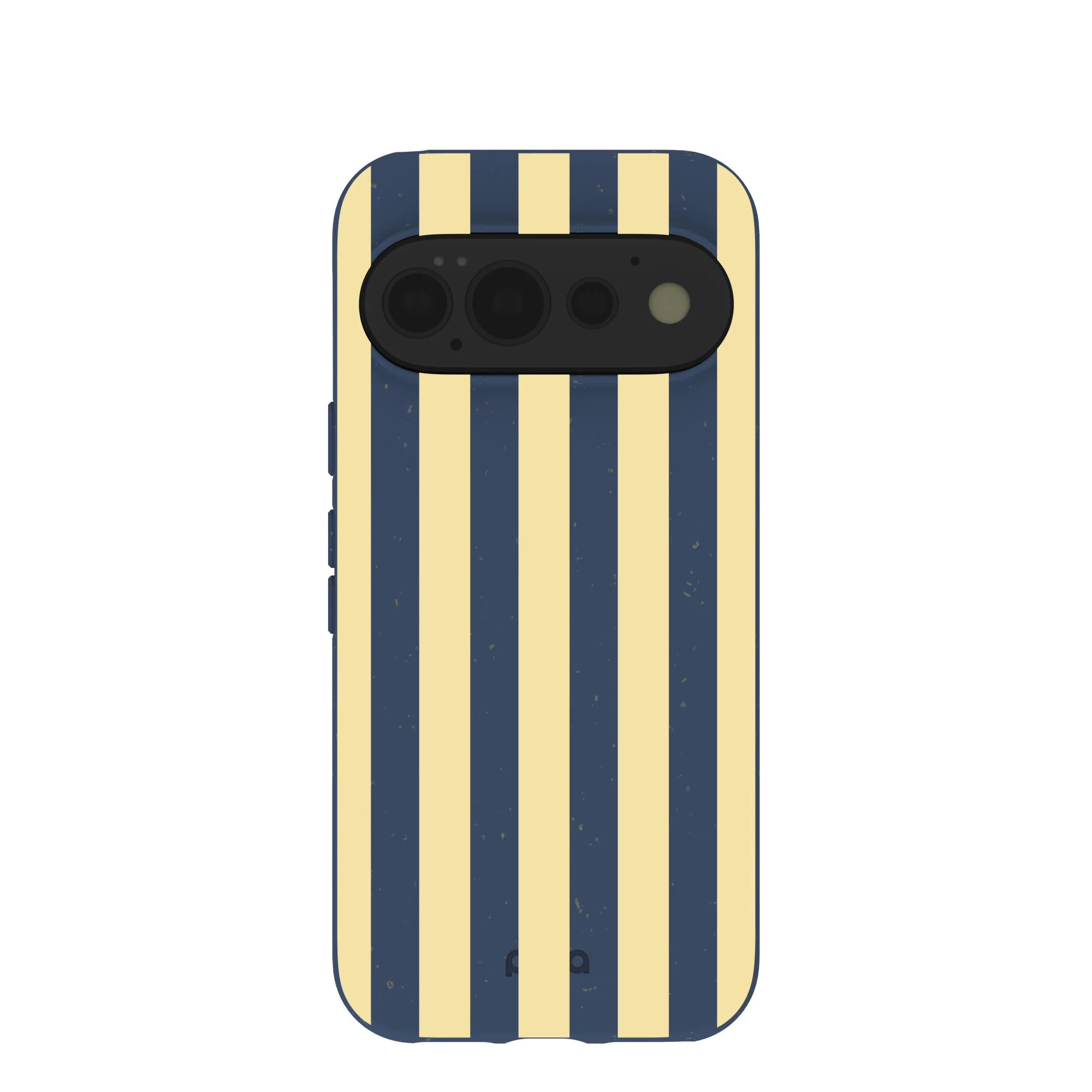 Navy Blue Butter Yellow Stripes Google Pixel 11 Pro Case