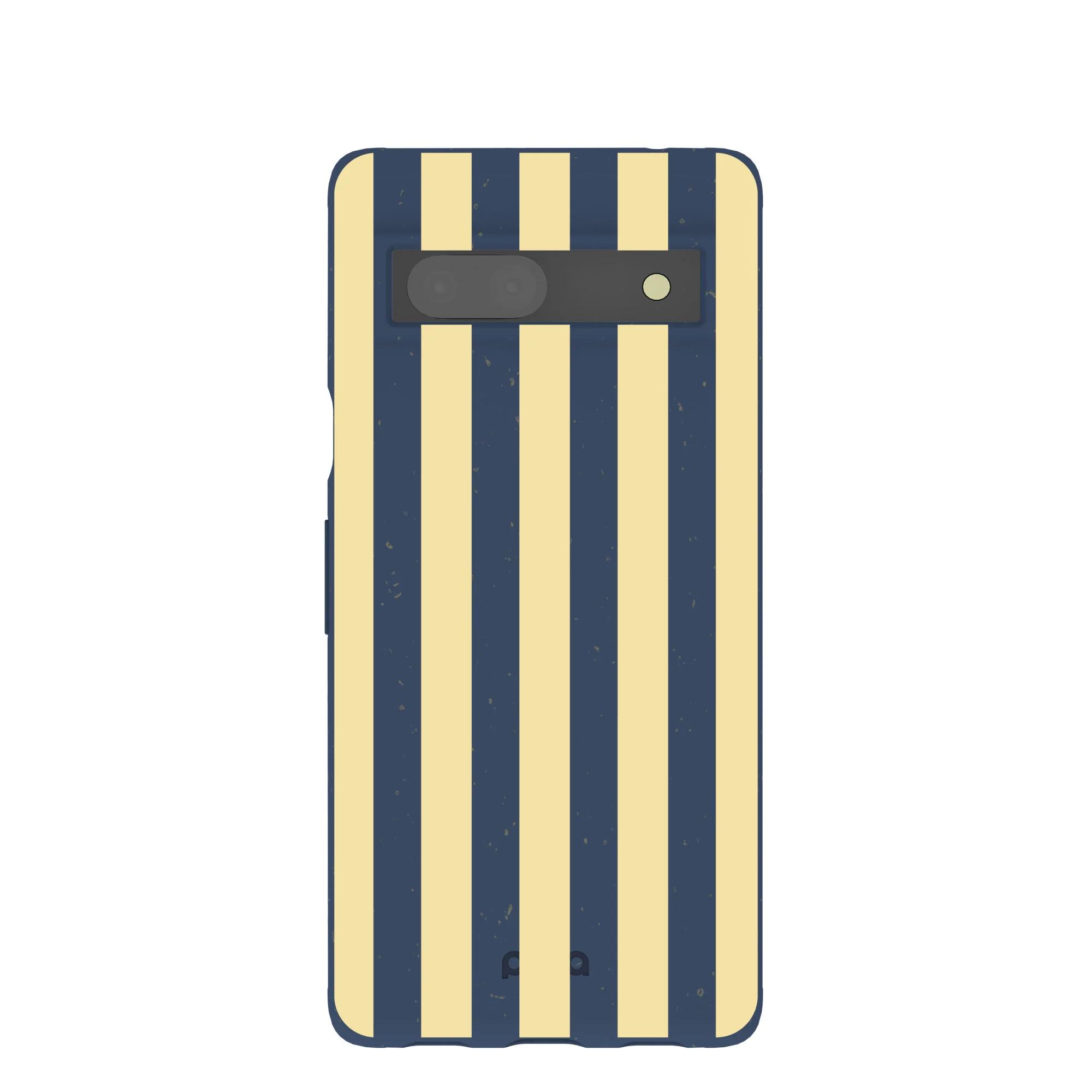 Navy Blue Butter Yellow Stripes Google Pixel 7a Case