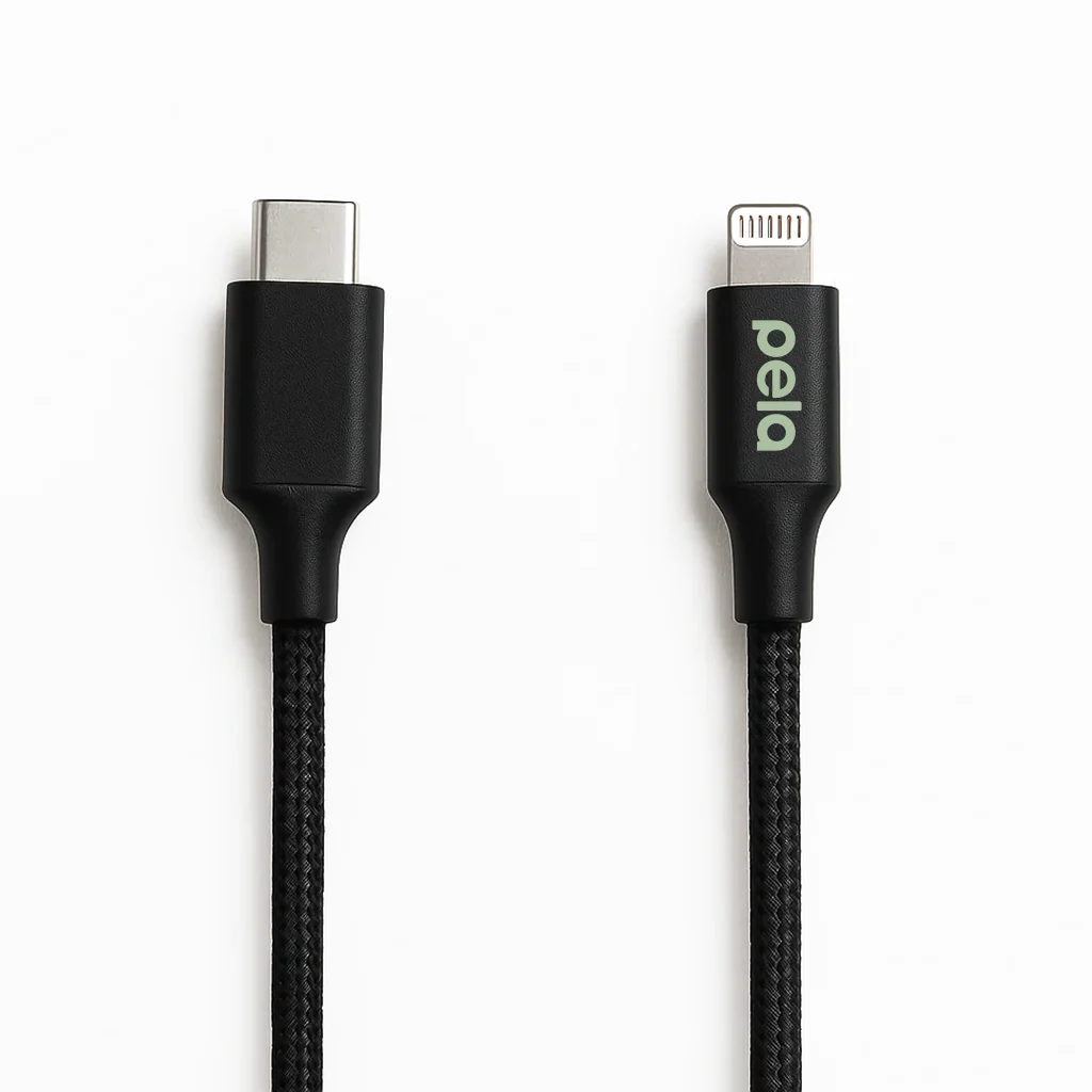 Black USB-C to Lightning Cable