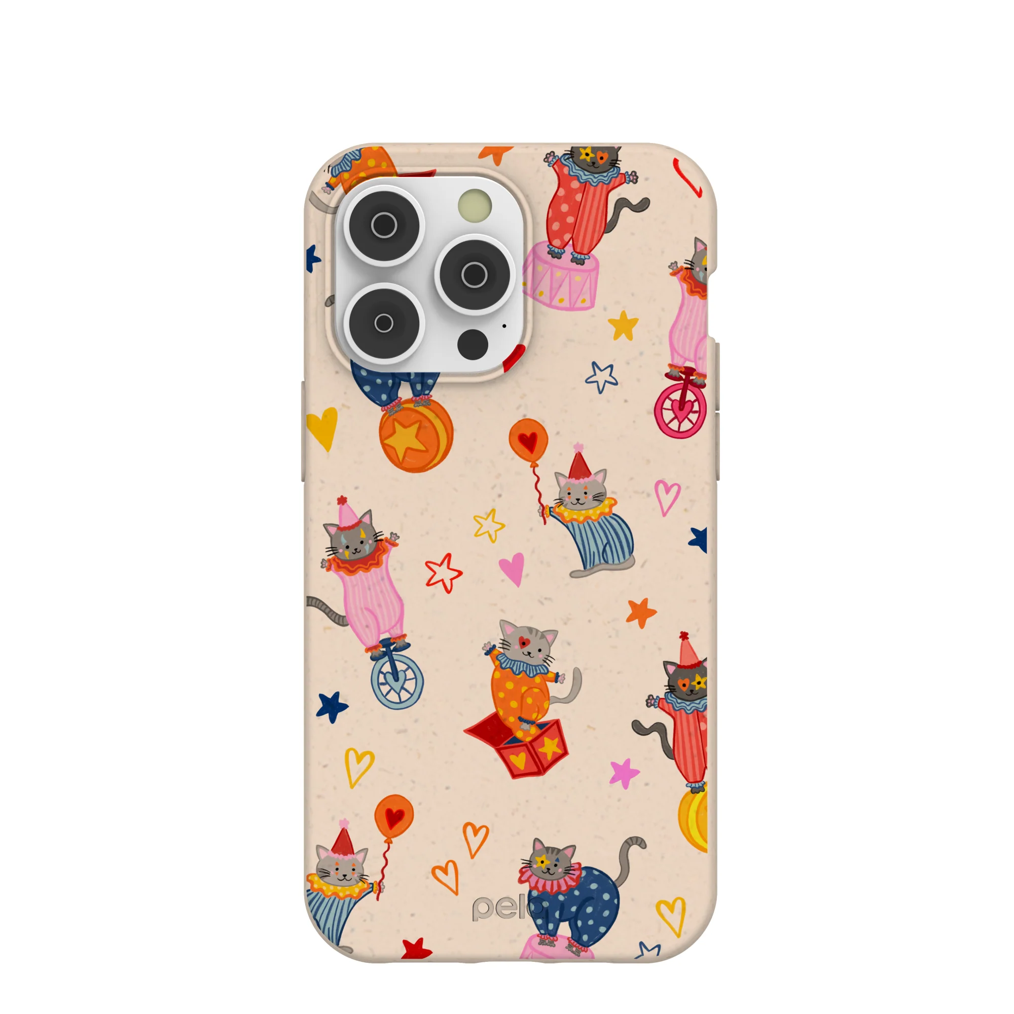Seashell Cat Clowns iPhone 14 Pro Max Case