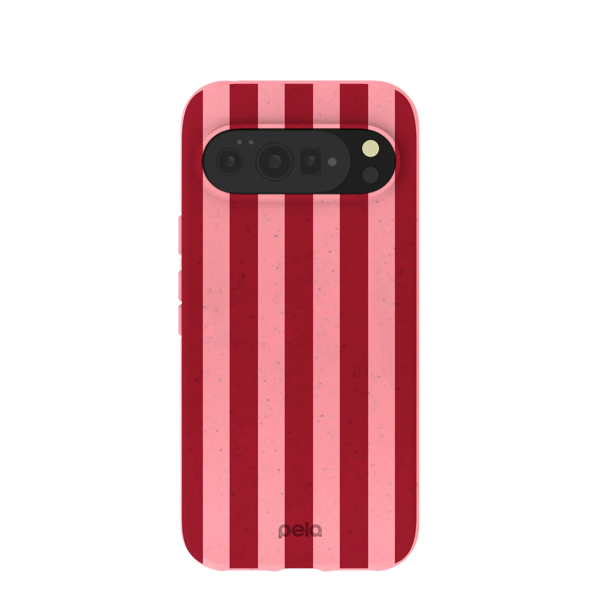 Bubblegum Pink Cherry Stripes Google Pixel 10 Pro XL Case