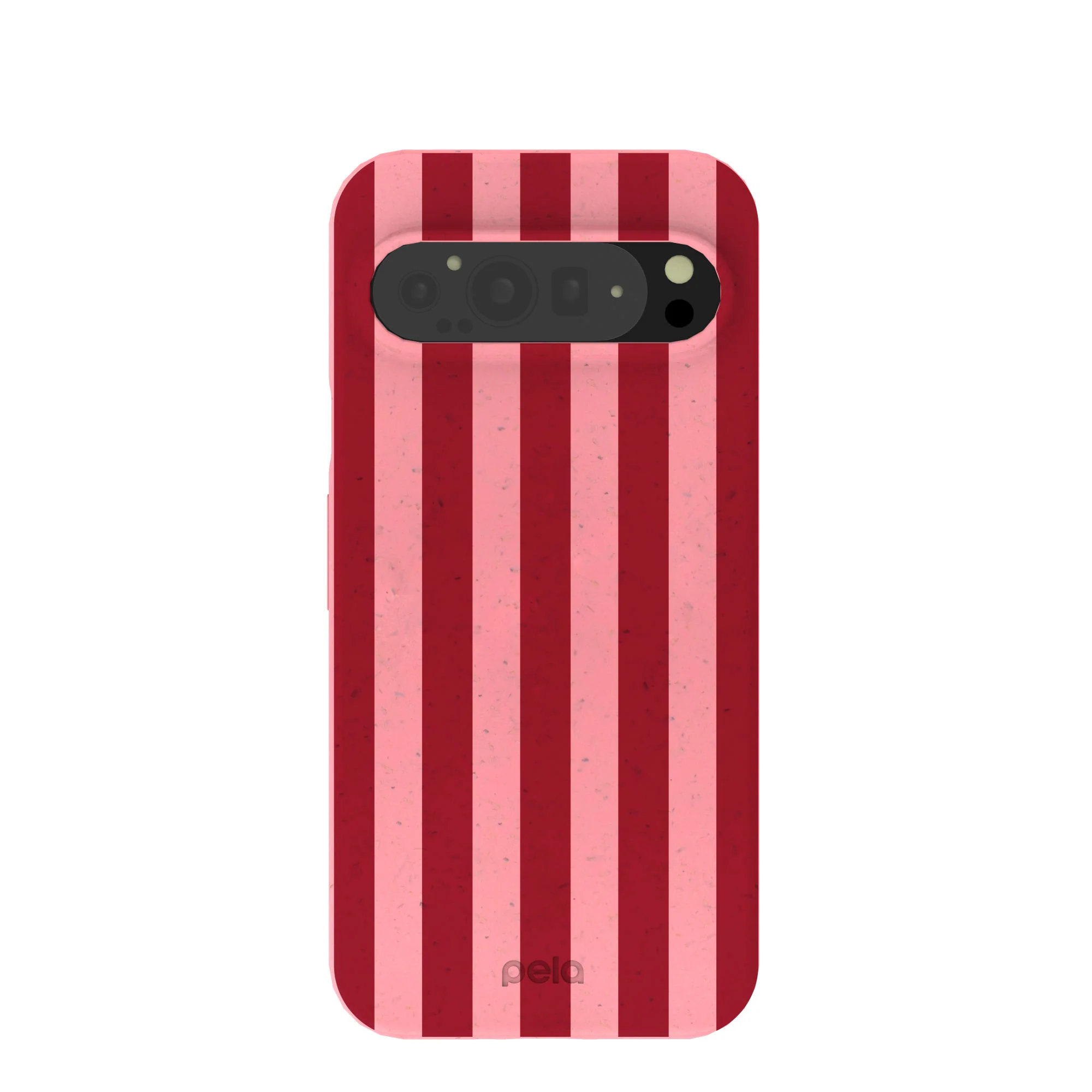 Bubblegum Pink Cherry Stripes Google Pixel 9 Pro XL Case