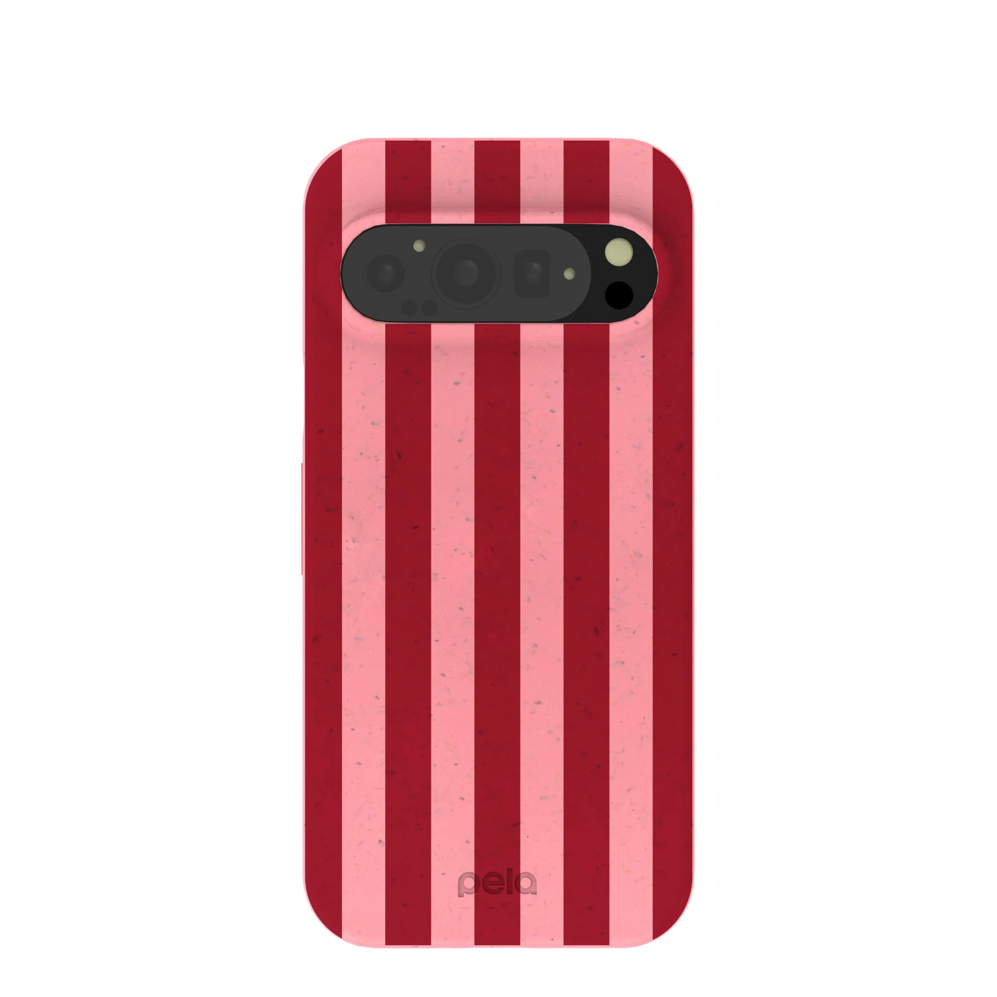 Bubblegum Pink Cherry Stripes Google Pixel 9/9 Pro Case
