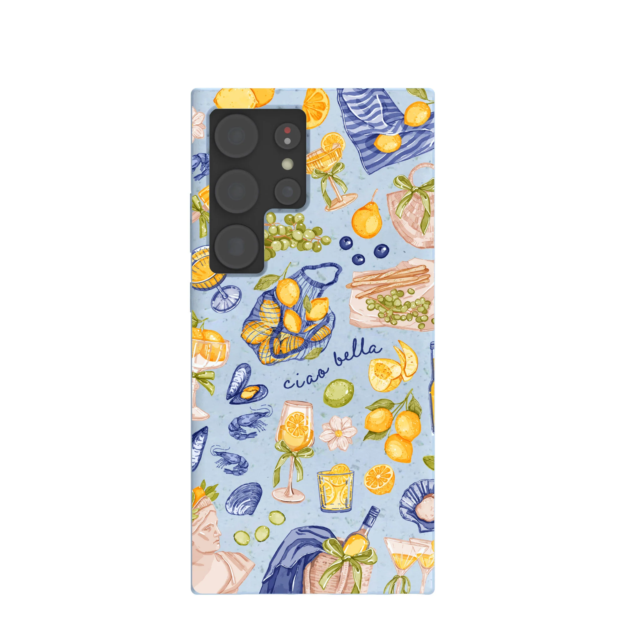 Powder Blue Ciao Bella Samsung Galaxy S24 Ultra Case