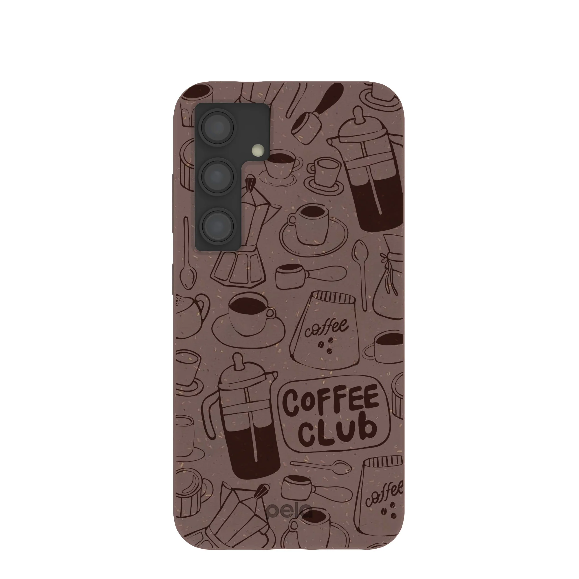 Chocolate Brown Coffee Club Samsung Galaxy S24 Case