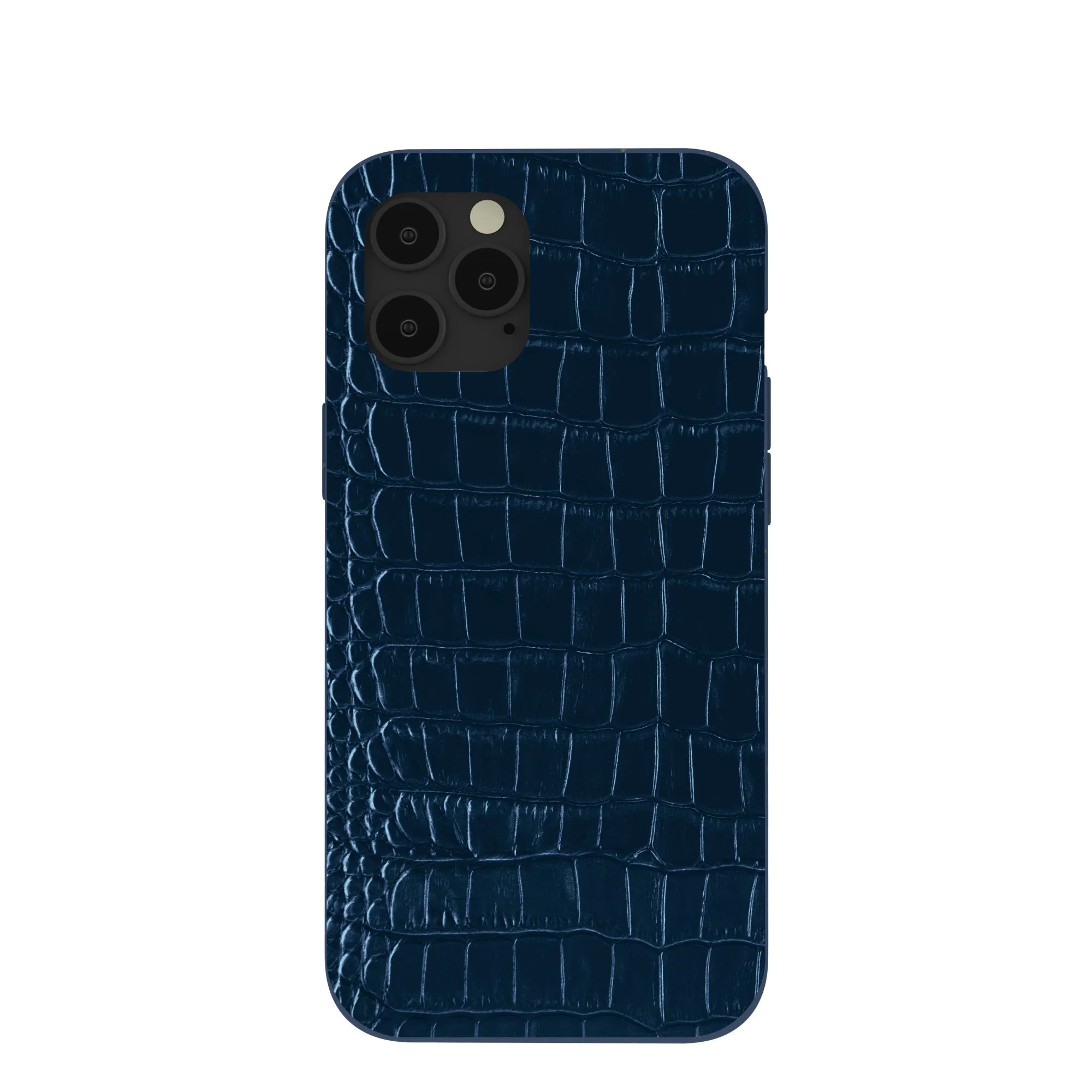Navy Blue Croc iPhone 12 Pro Max Case