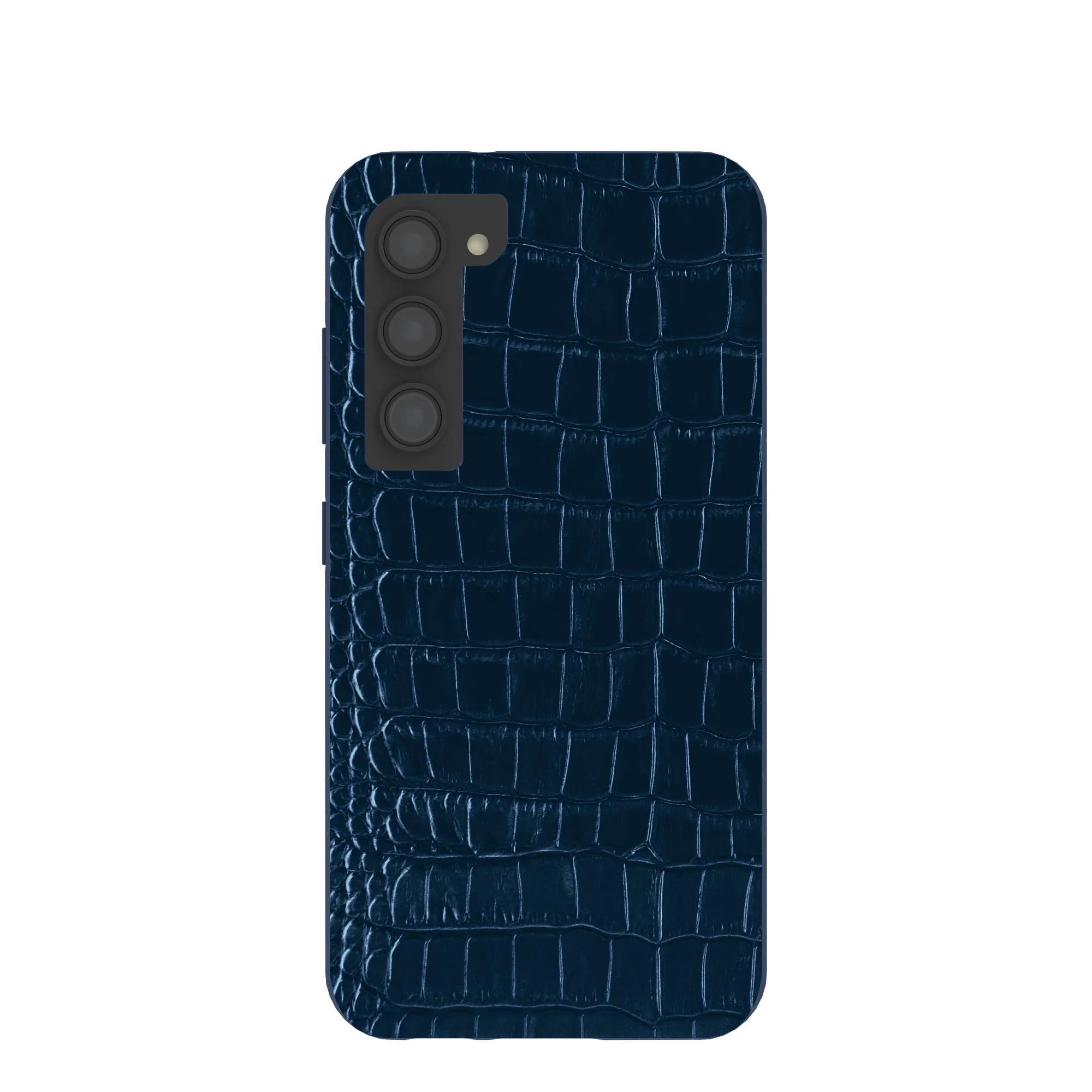 Navy Blue Croc Samsung Galaxy S23 Case
