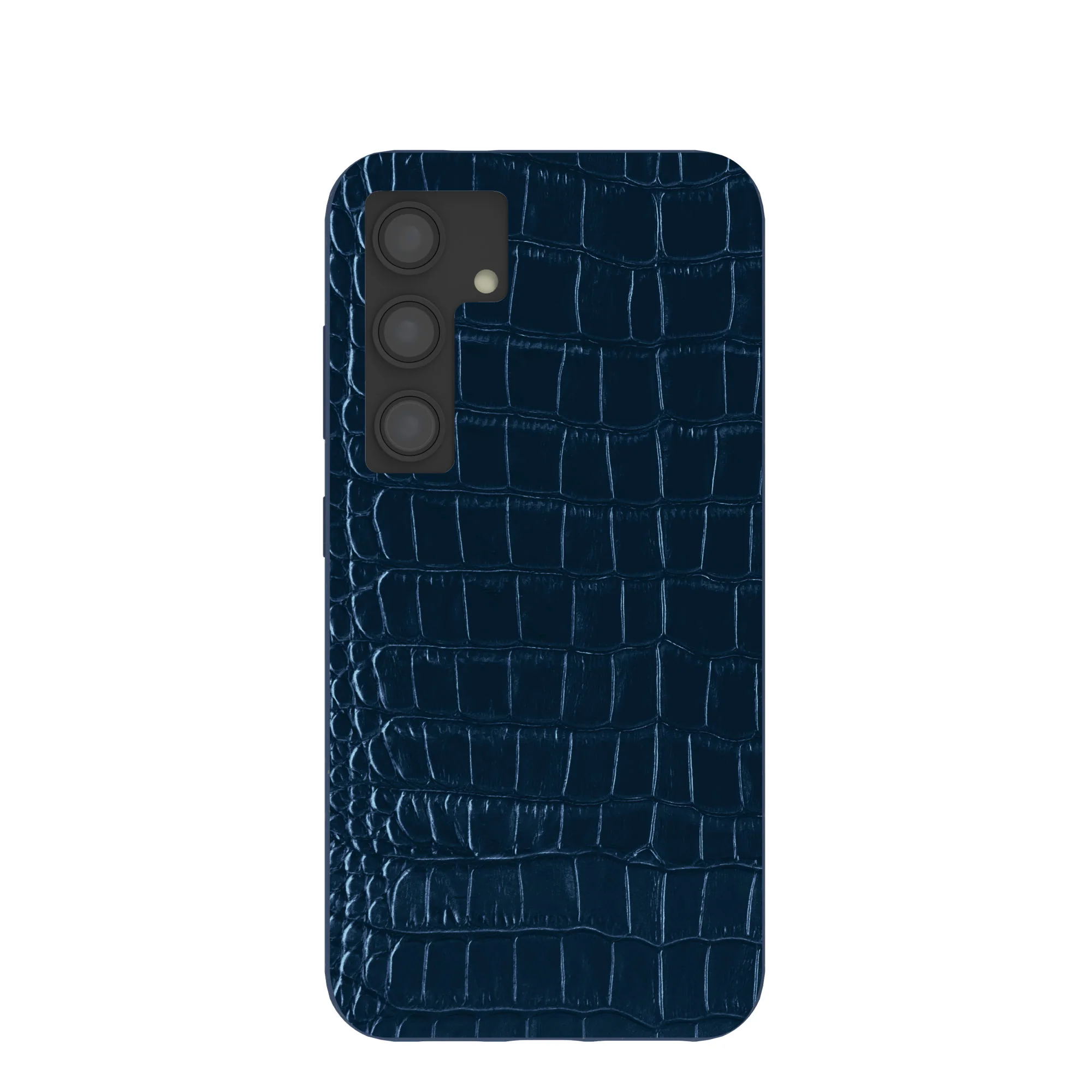 Navy Blue Croc Samsung Galaxy S24 Case