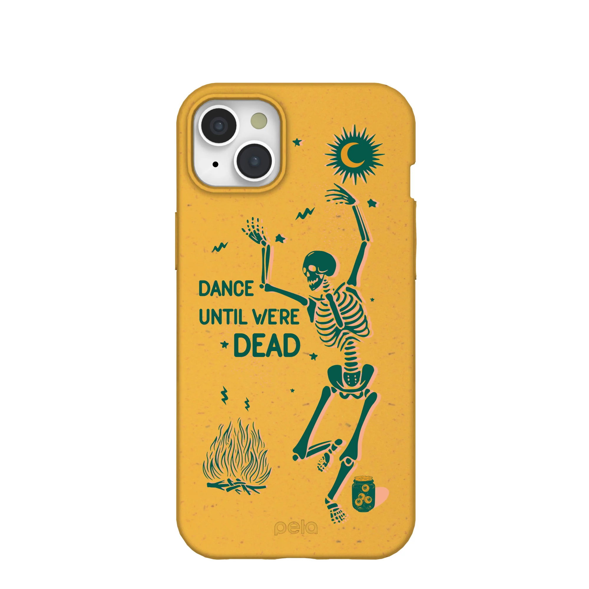 Honey Dancing Skeleton iPhone 15 Plus Case