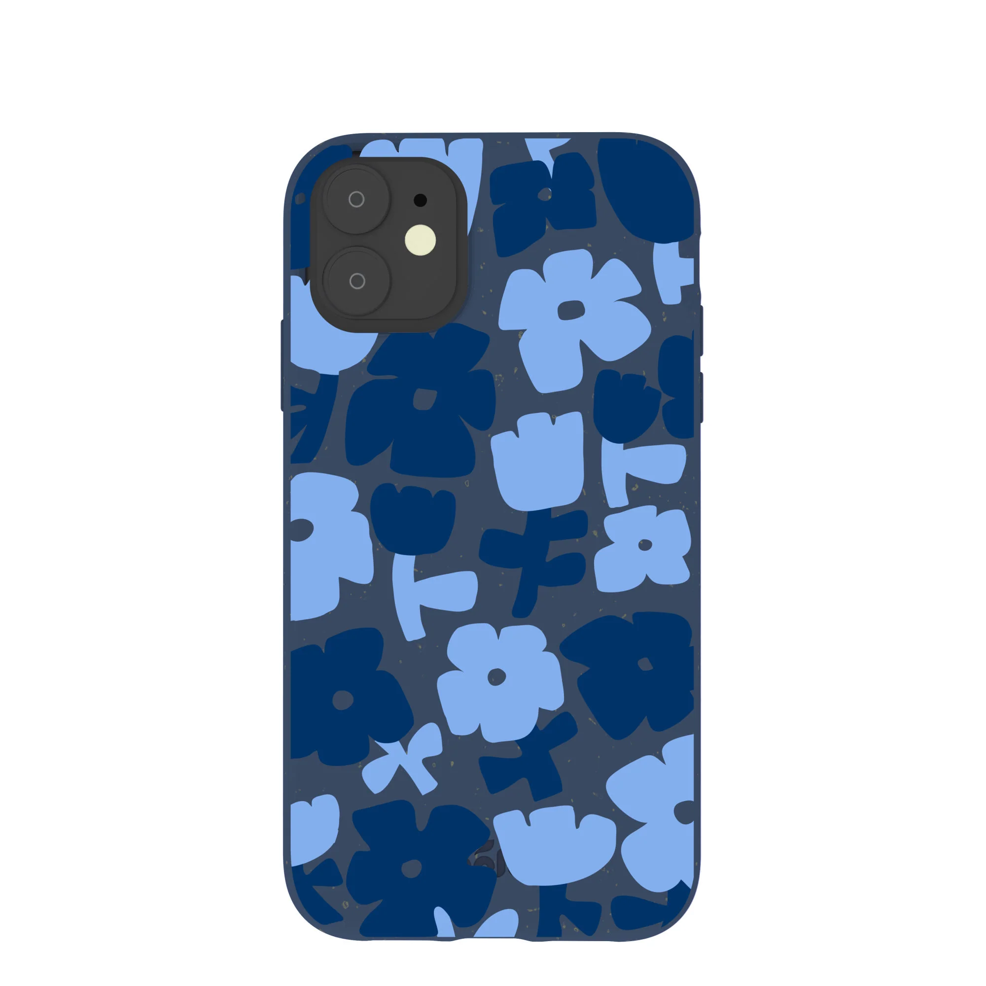 Navy Blue Daydream Blooms iPhone 11 Case