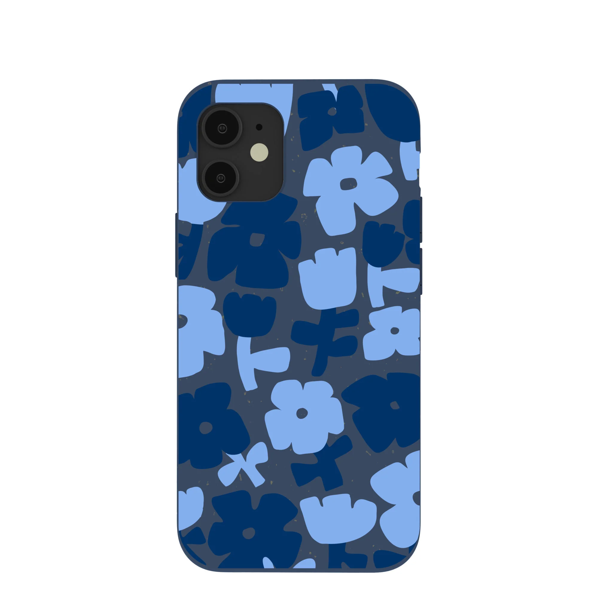 Navy Blue Daydream Blooms iPhone 12 Mini Case