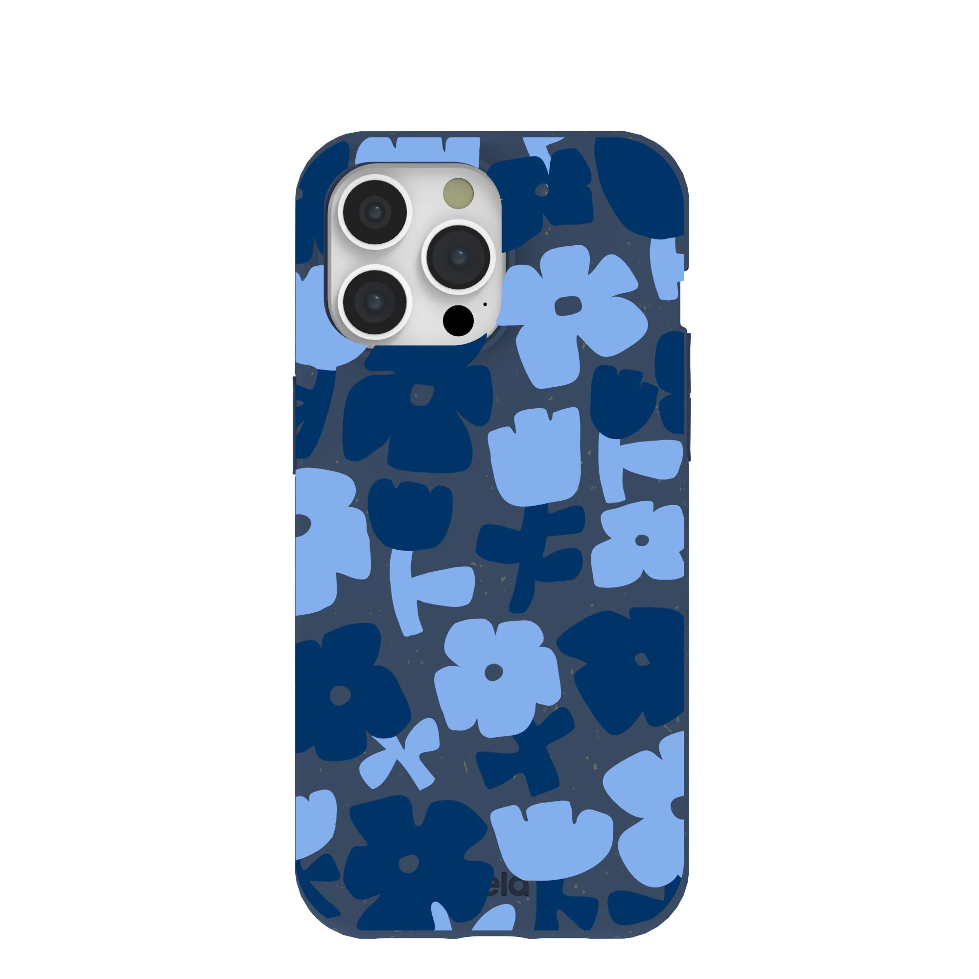 Navy Blue Daydream Blooms iPhone 15 Pro Max Case