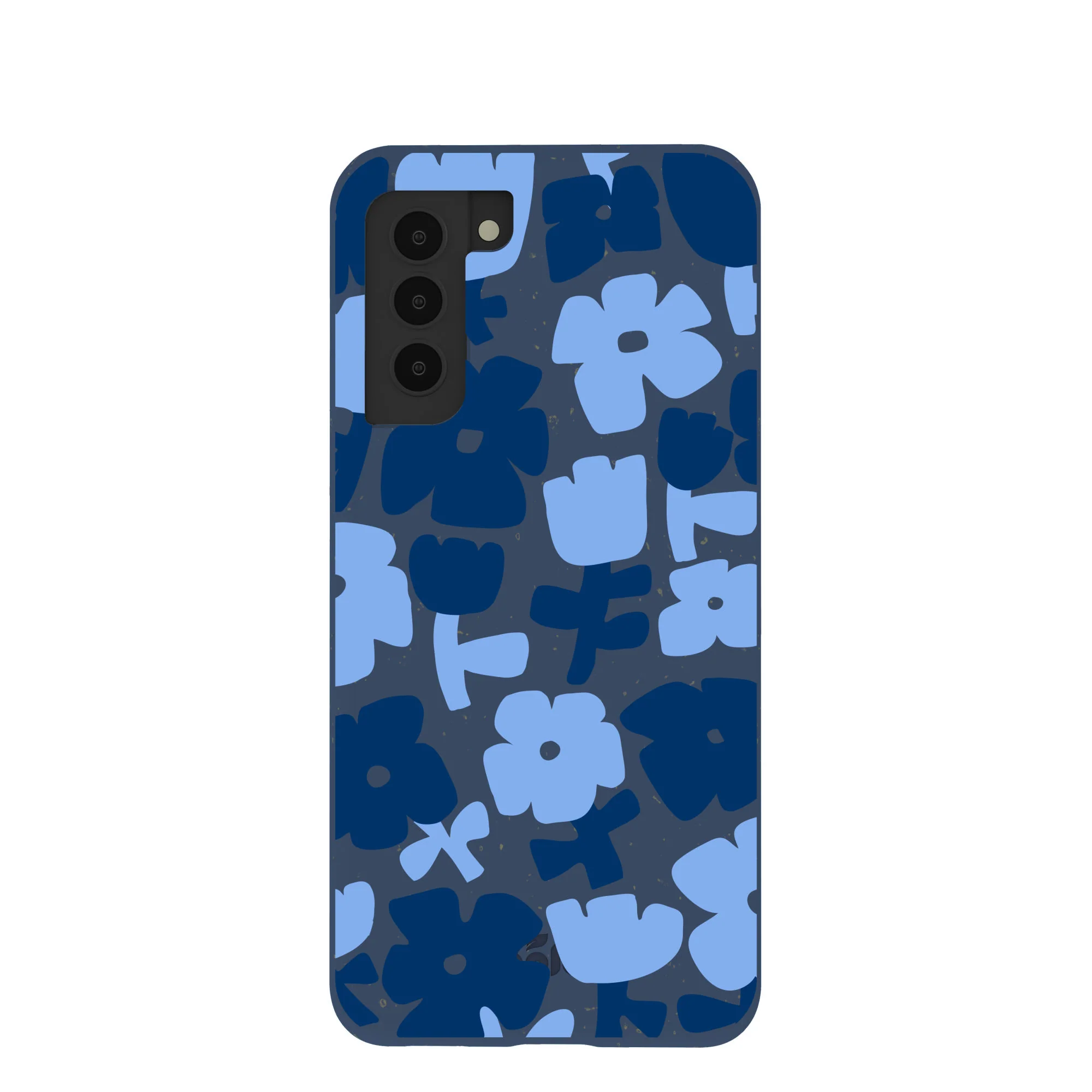 Navy Blue Daydream Blooms Samsung Galaxy S21 Case