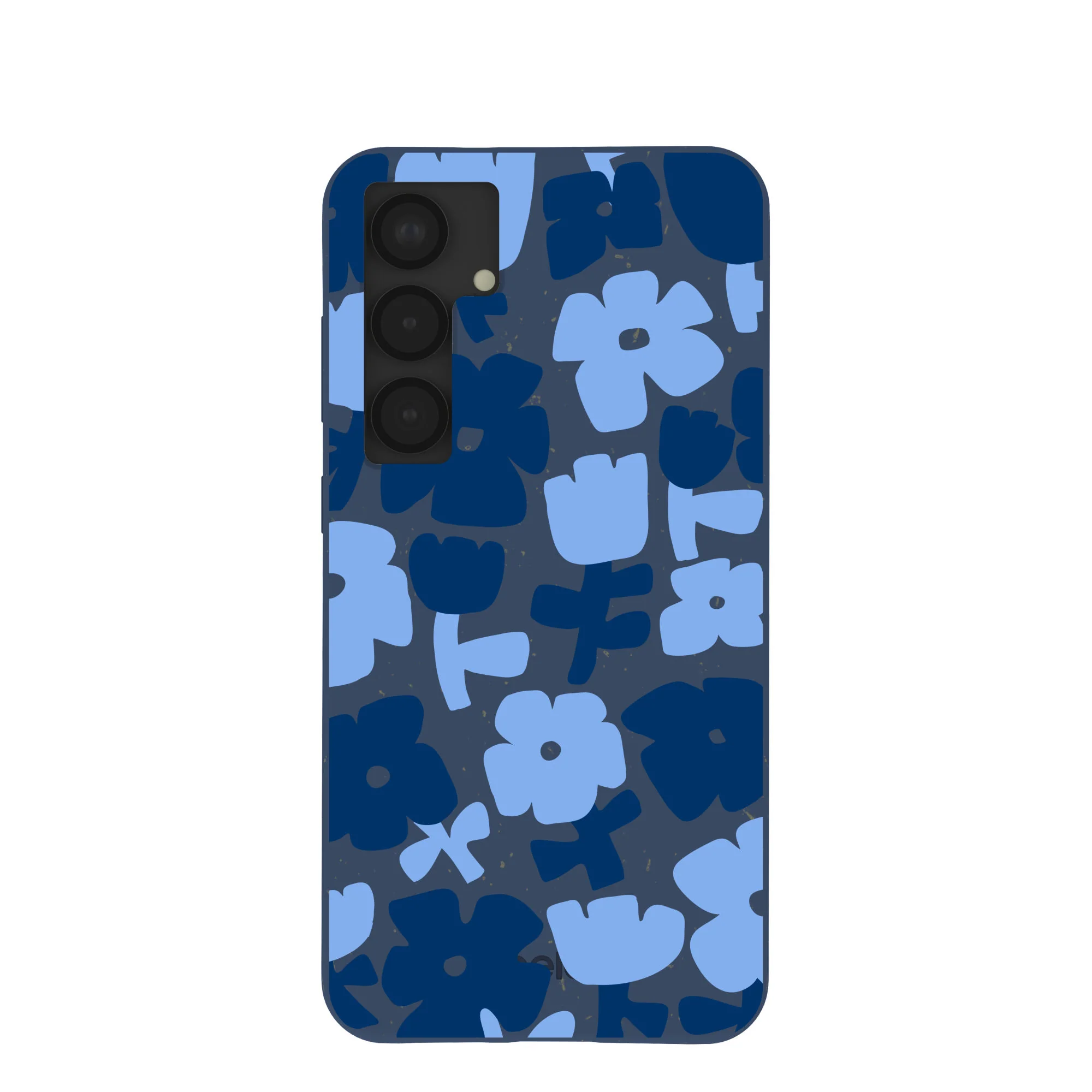 Navy Blue Daydream Blooms Samsung Galaxy S25+(Plus) Case
