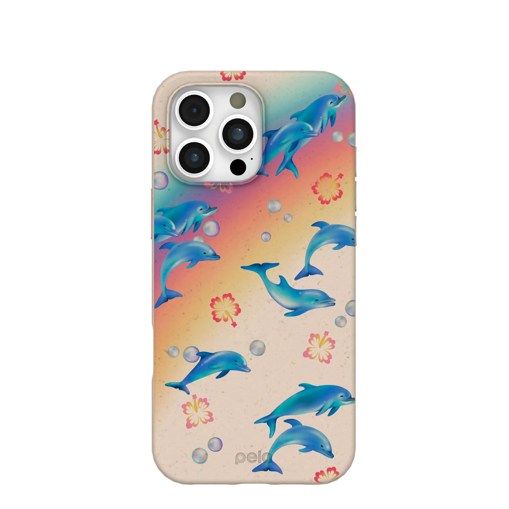 Seashell Dolphin Sunset iPhone 16 Pro Max Case