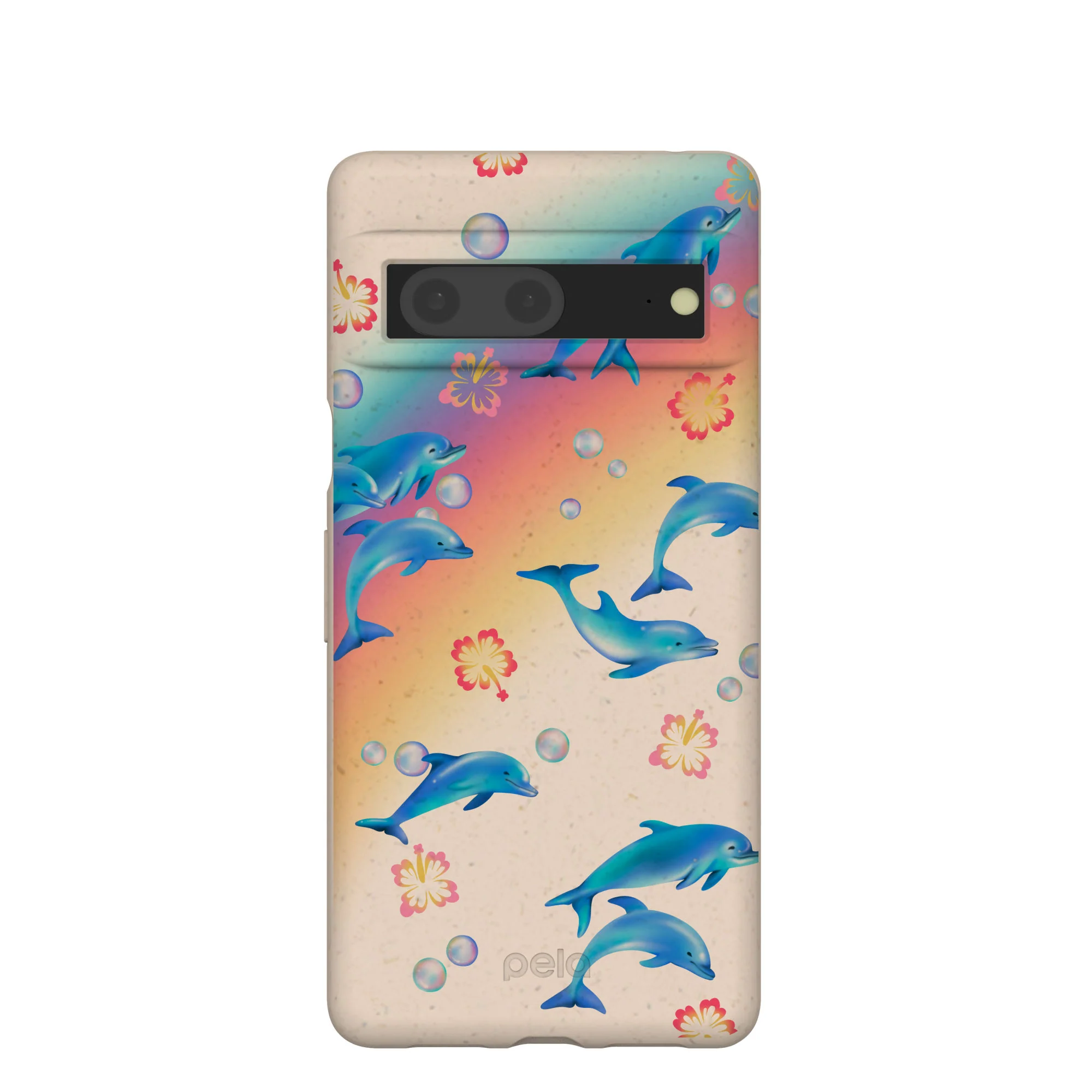 Seashell Dolphin Sunset Google Pixel 7 Case