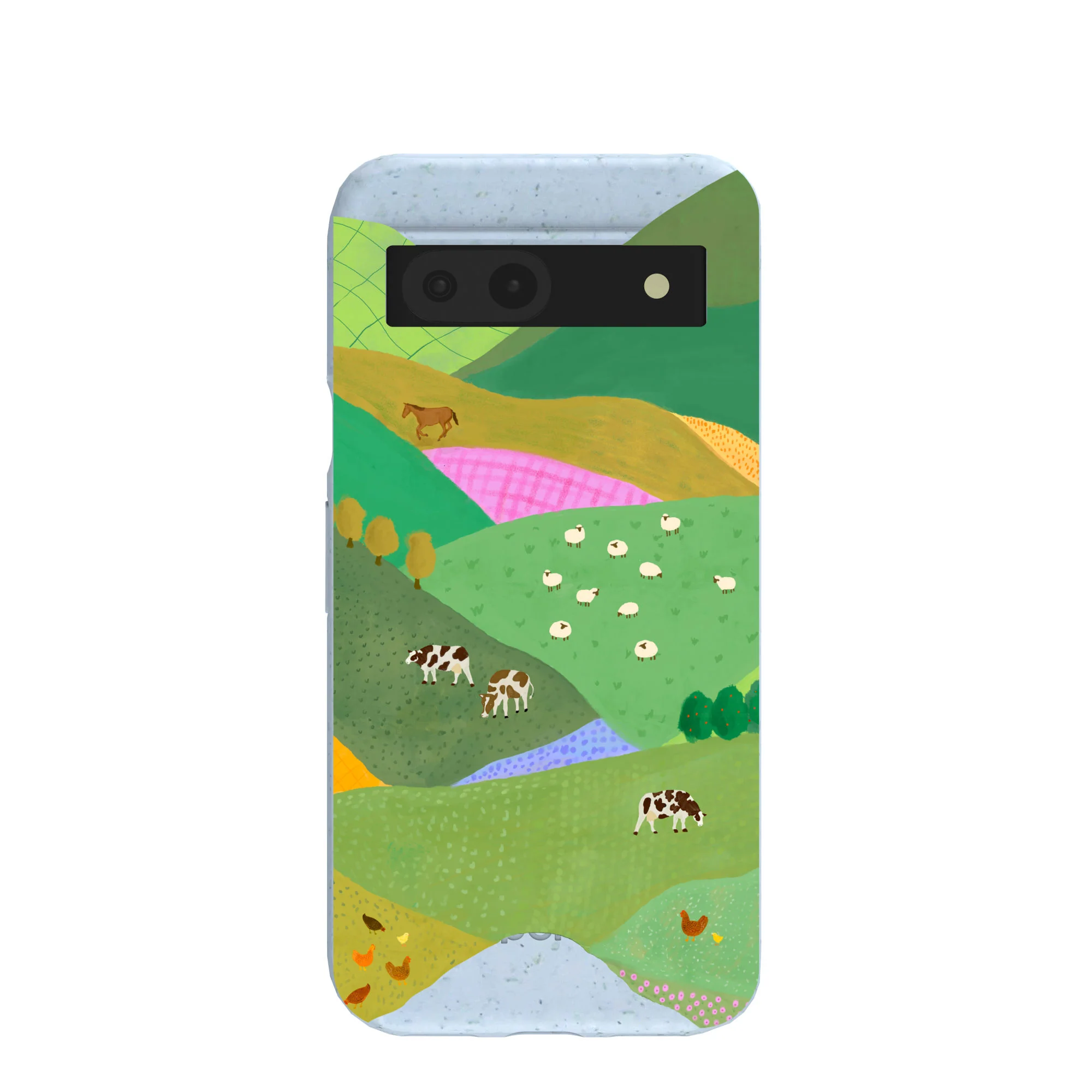 Powder Blue Farm Tales Google Pixel 8a Case