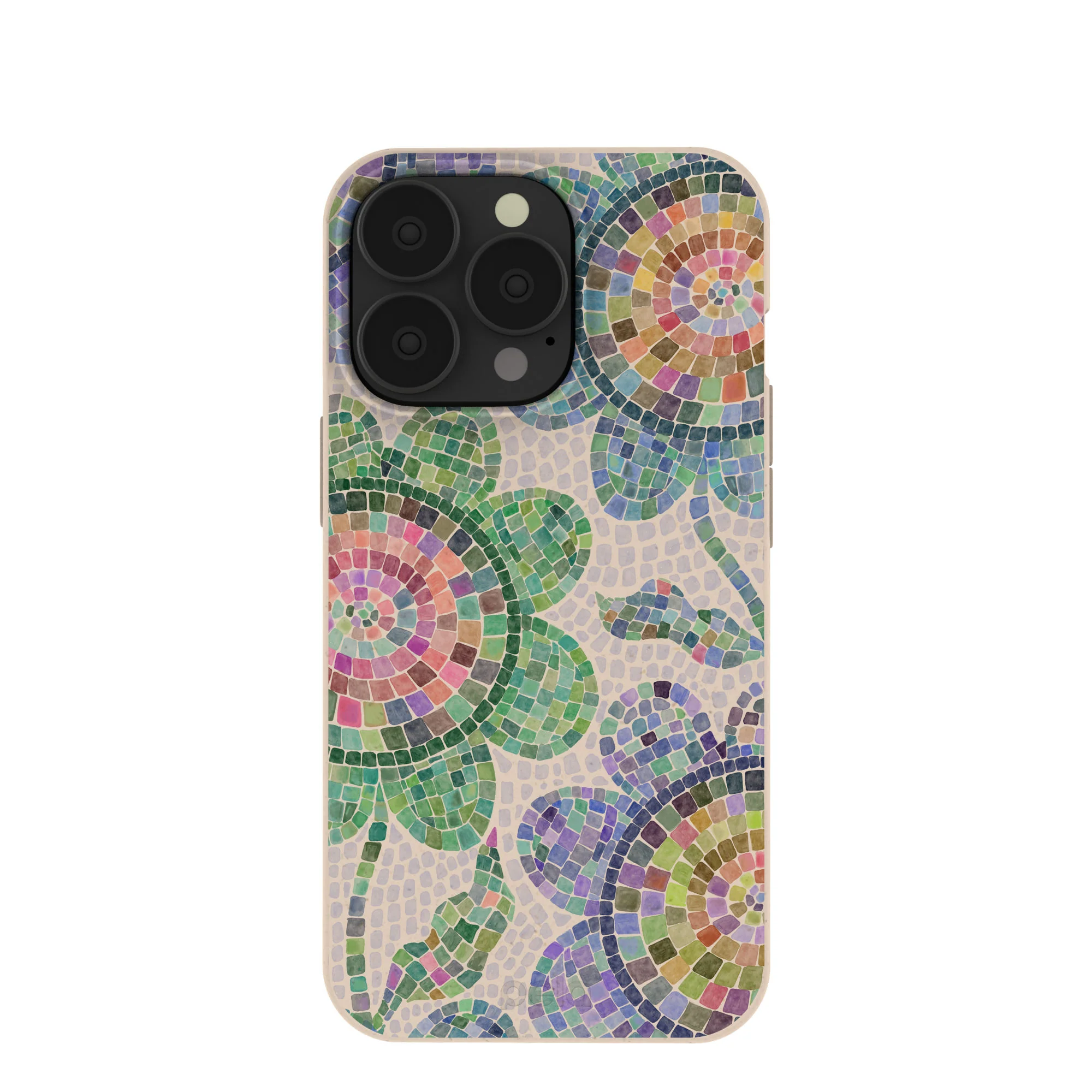 Seashell Floral Mosaic iPhone 13 Pro Case