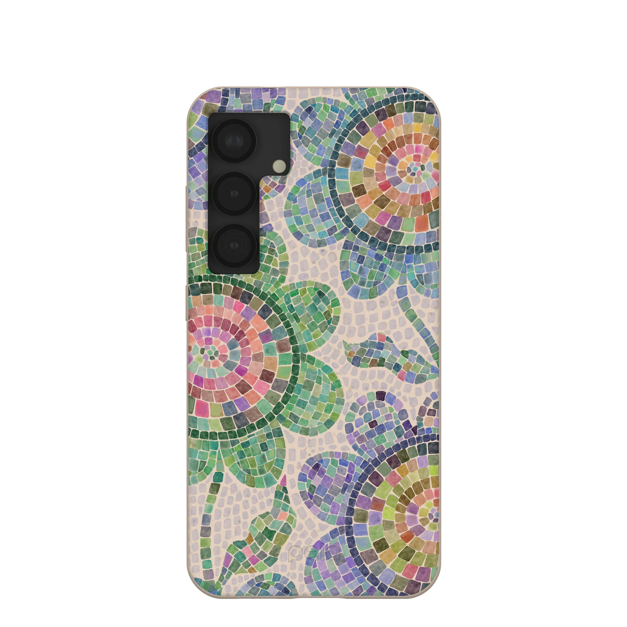 Seashell Floral Mosaic Samsung Galaxy S25 Case
