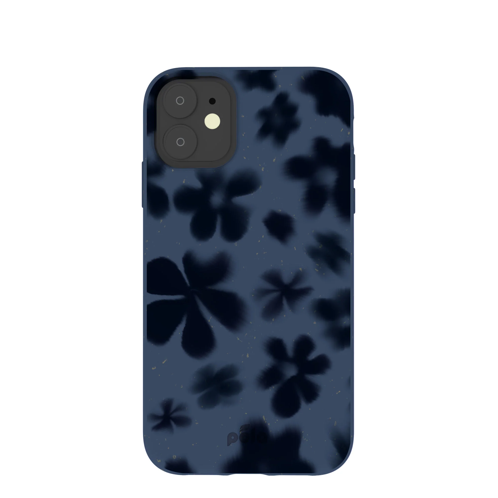 Navy Blue Hazy Daisies iPhone 11 Case