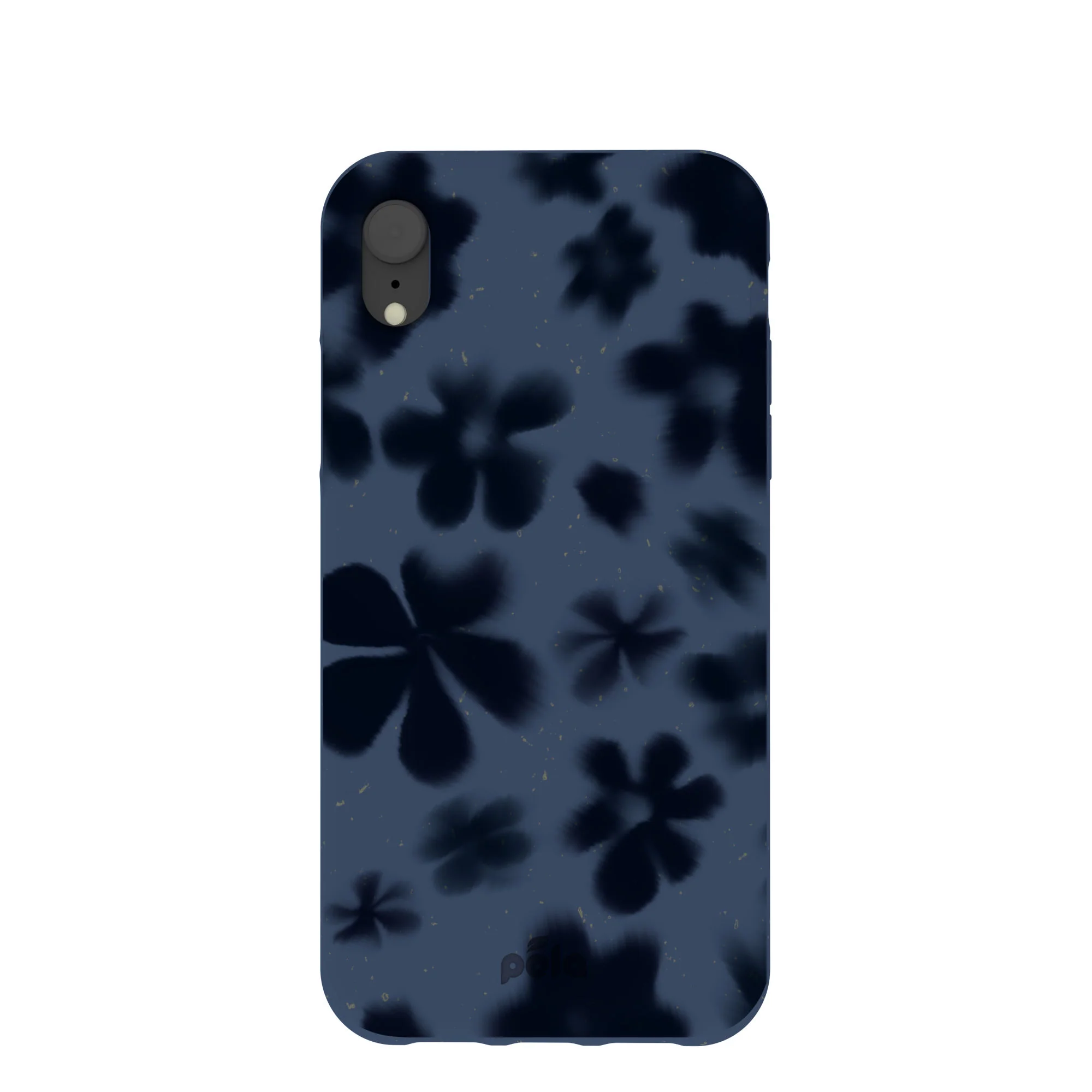 Navy Blue Hazy Daisies iPhone XR Case