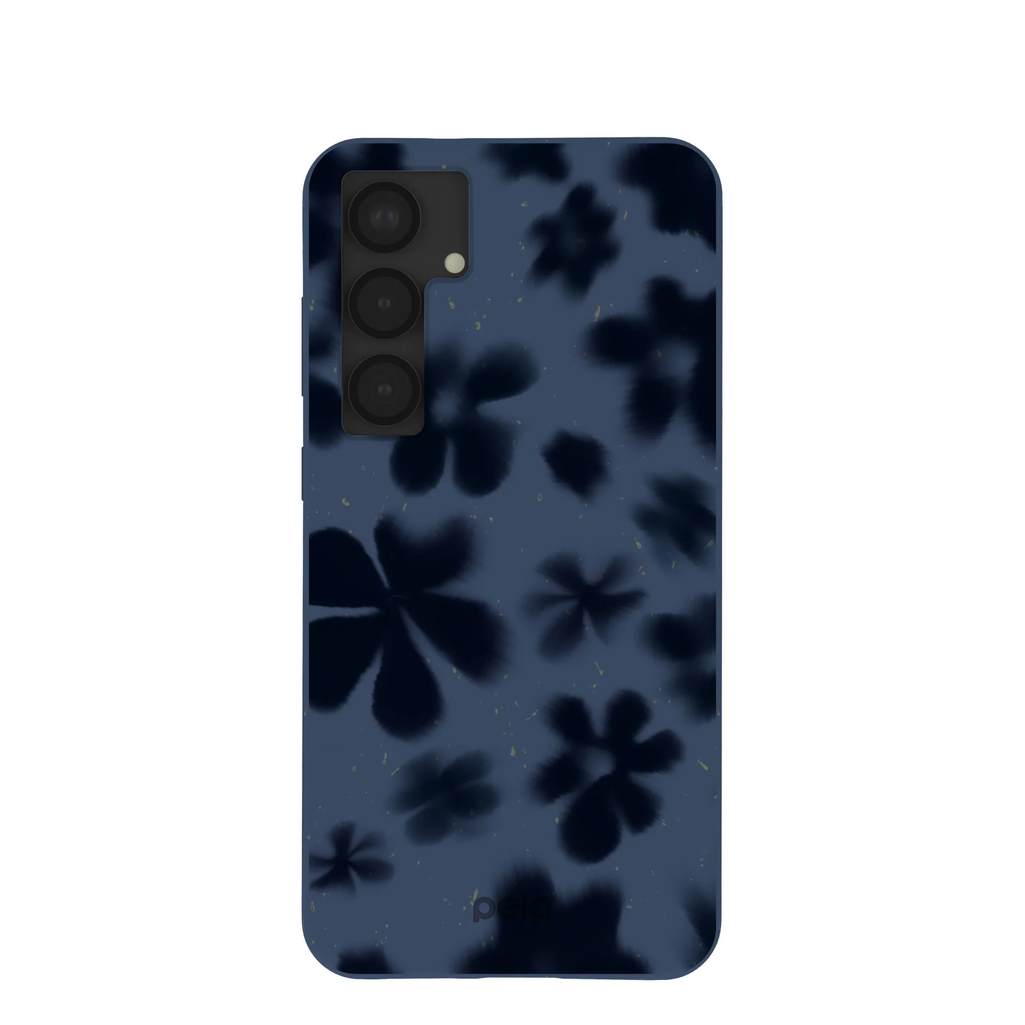 Navy Blue Hazy Daisies Samsung Galaxy S25+(Plus) Case
