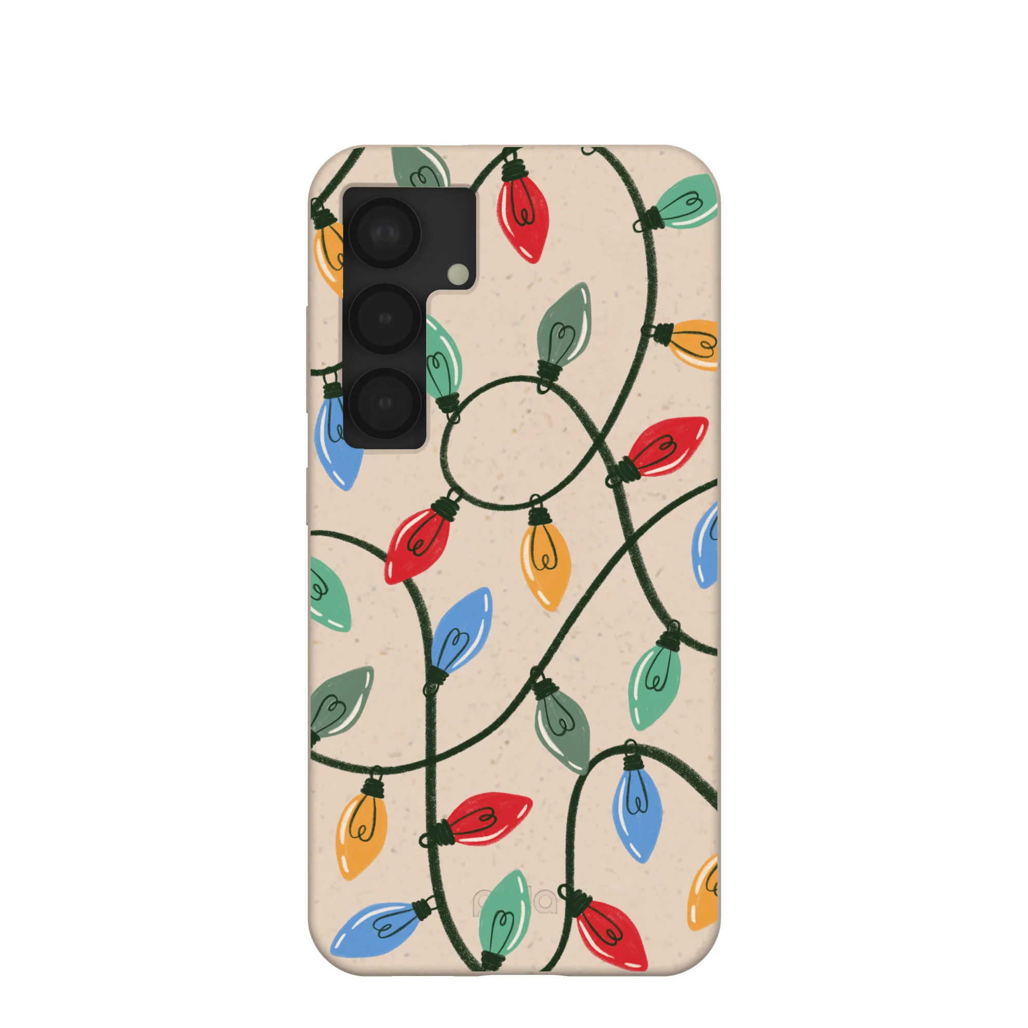 Seashell Holiday Lights Samsung Galaxy S25 Case