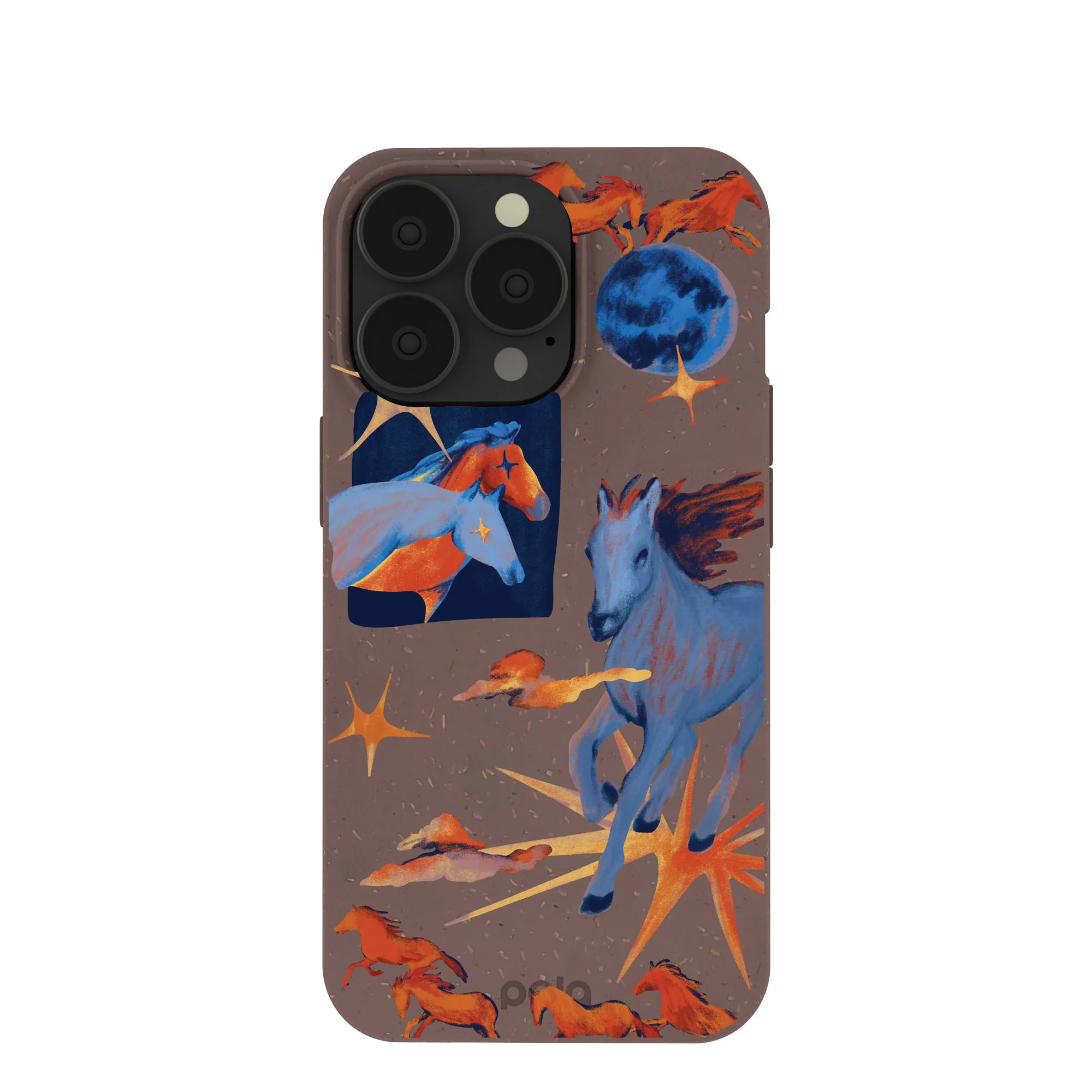 Chocolate Brown Horse Dreamers iPhone 13 Pro Case