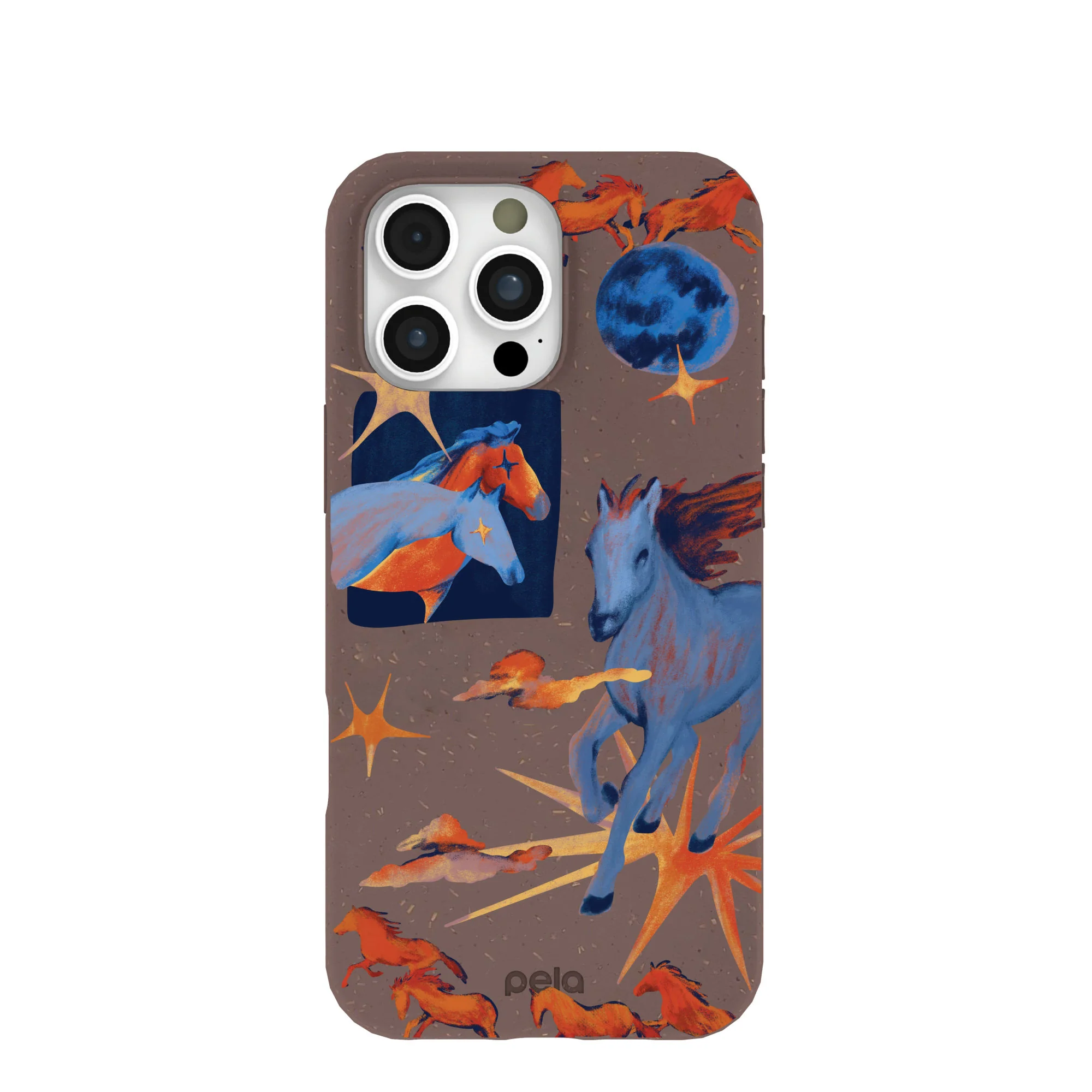 Chocolate Brown Horse Dreamers iPhone 16 Pro Max Case