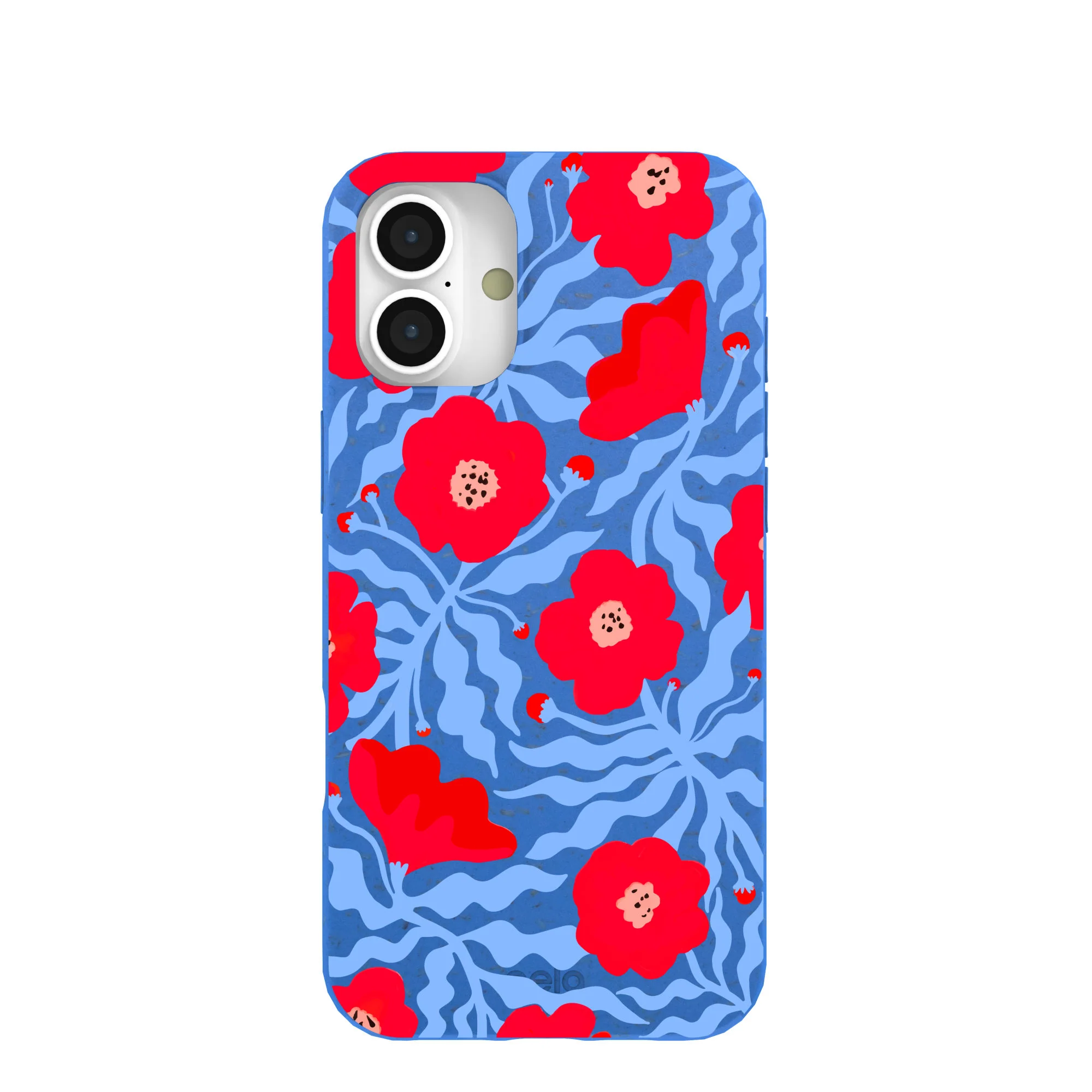 Electric Blue Indigo Ember iPhone 16 Plus Case