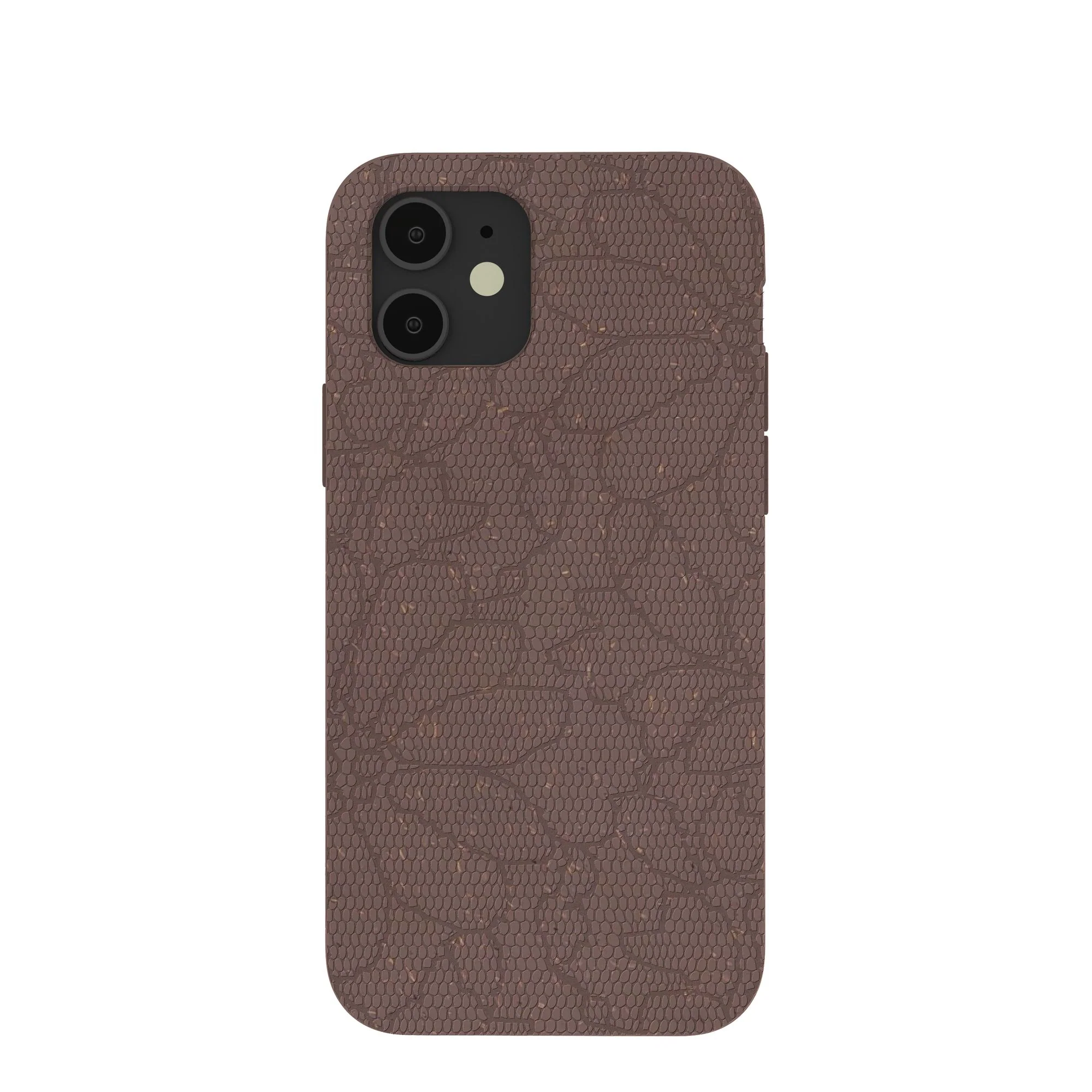 Chocolate Brown Lace Botanica iPhone 12/ iPhone 12 Pro Case