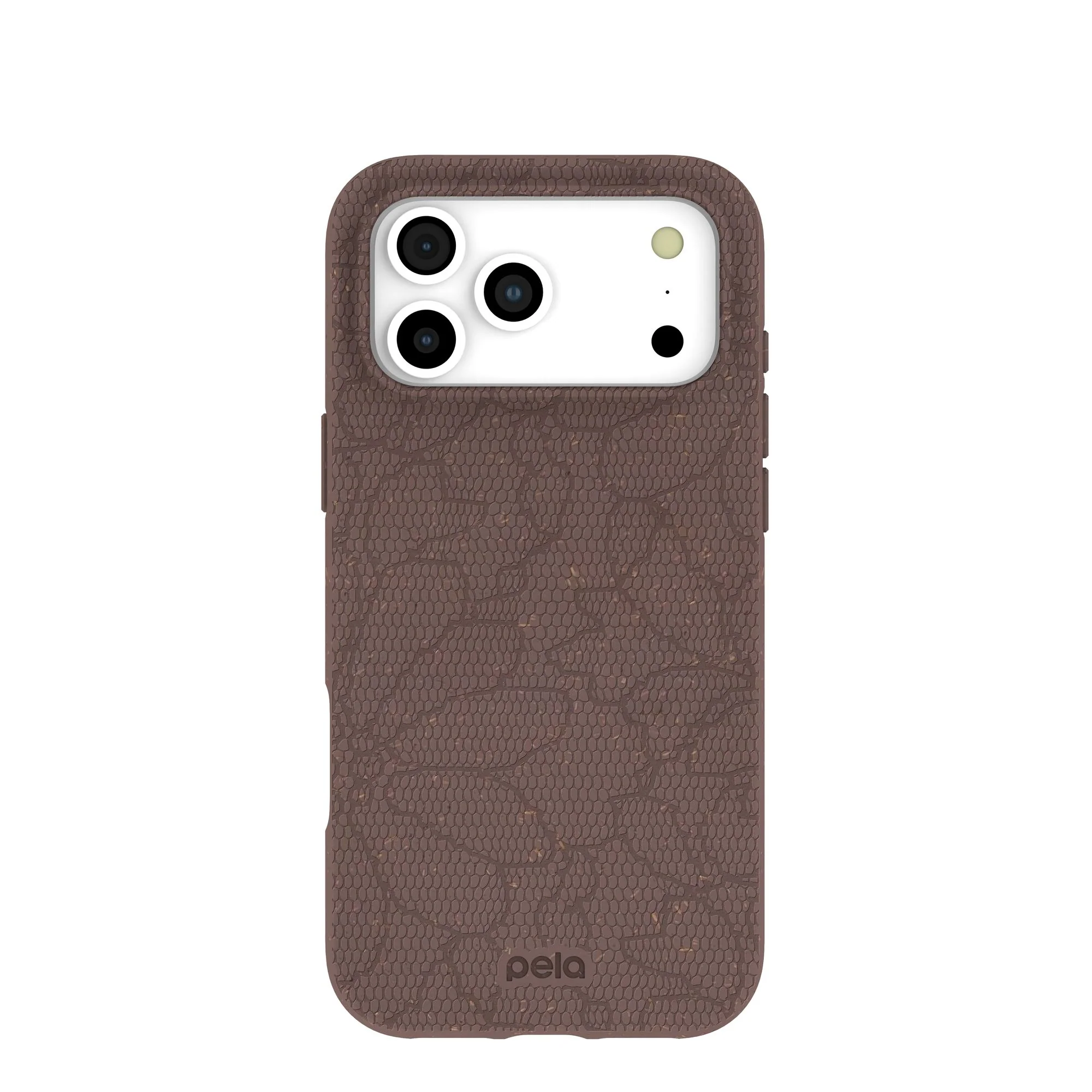 Chocolate Brown Lace Botanica iPhone 17 Pro Max Case