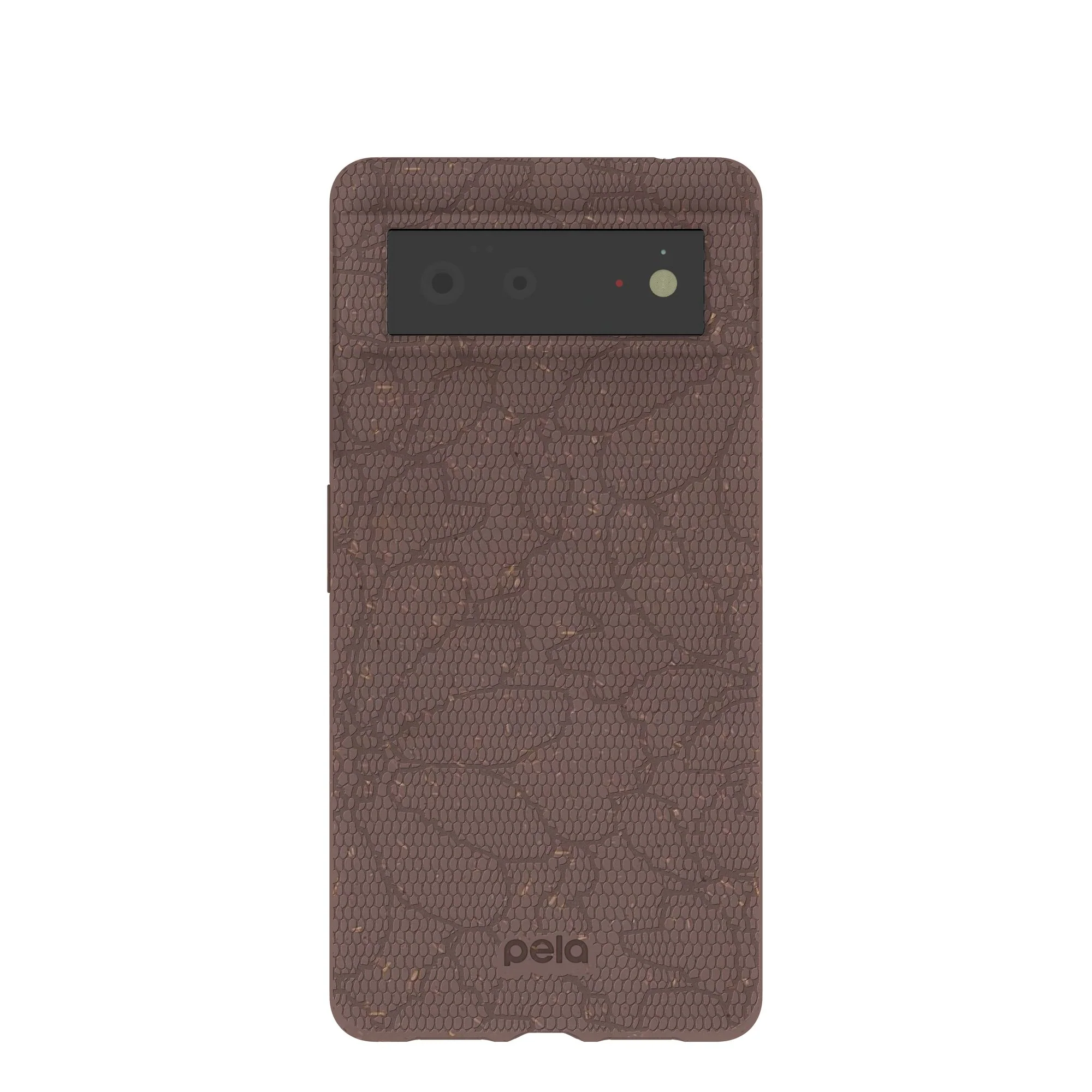 Chocolate Brown Lace Botanica Google Pixel 6 Case
