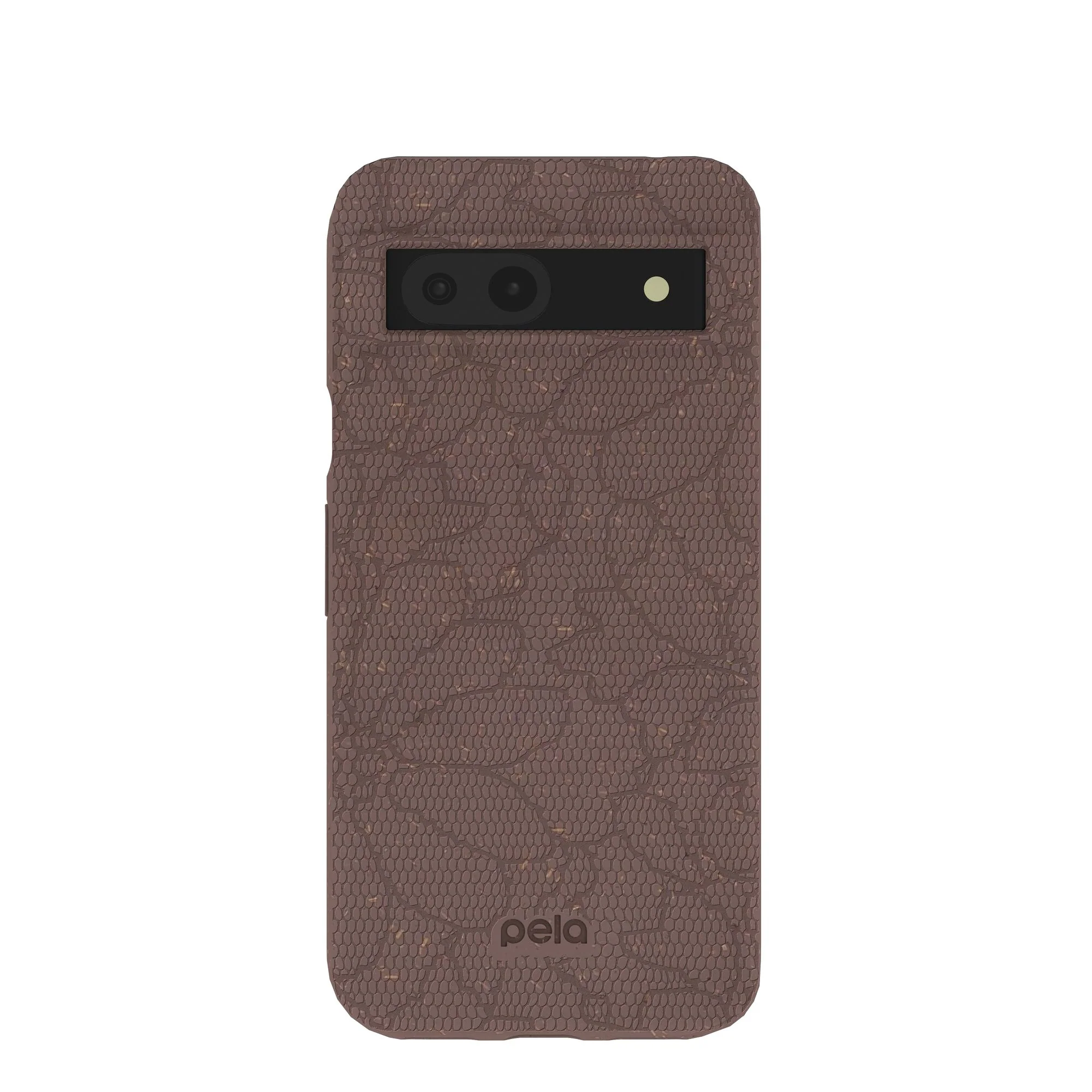 Chocolate Brown Lace Botanica Google Pixel 8a Case