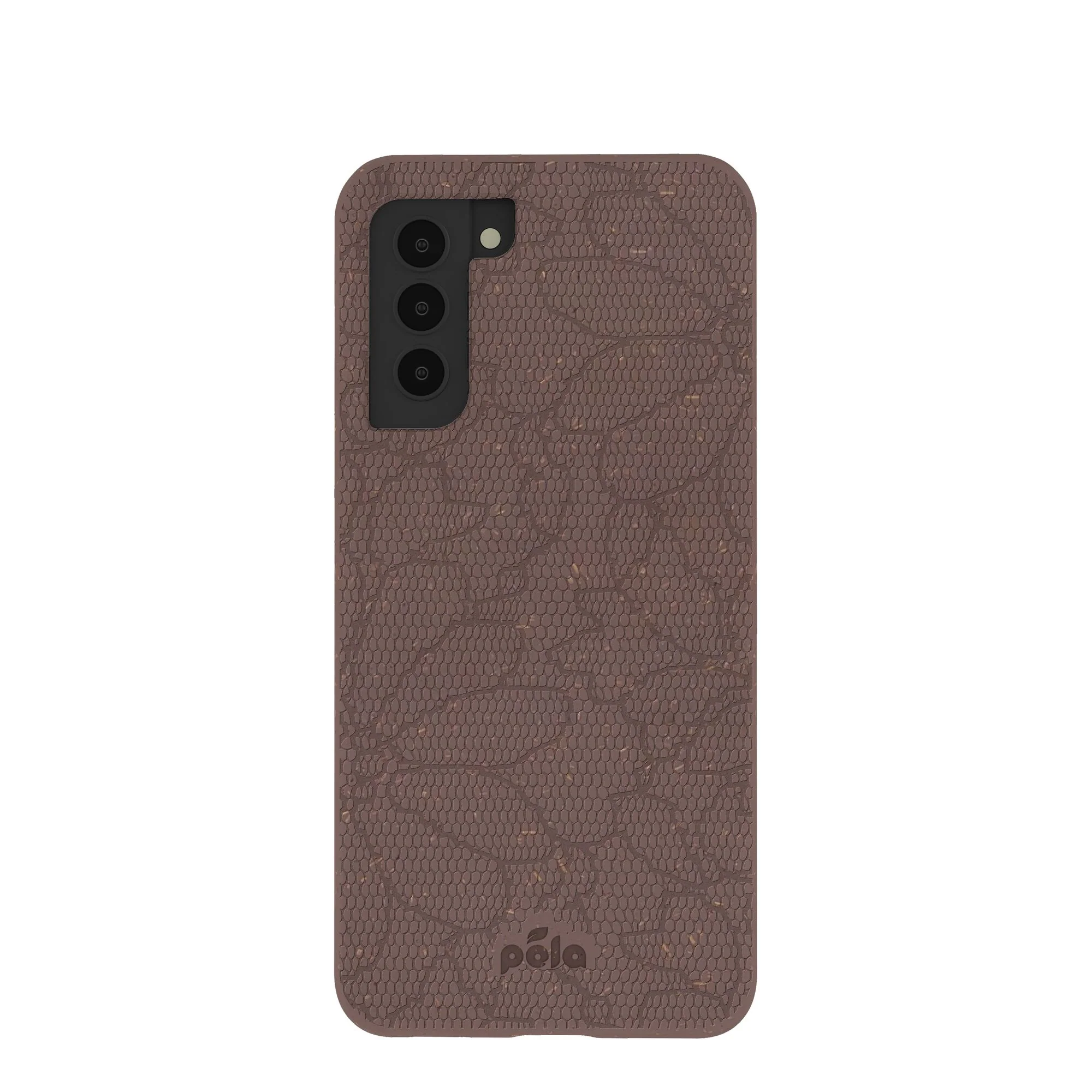 Chocolate Brown Lace Botanica Samsung Galaxy S21 Case