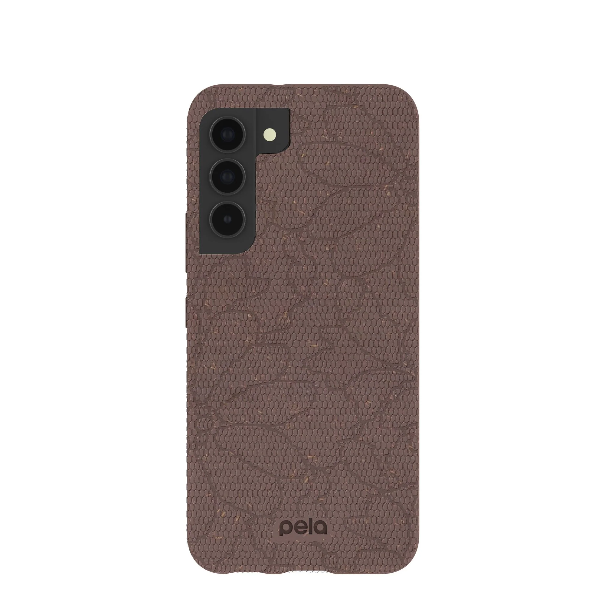 Chocolate Brown Lace Botanica Samsung Galaxy S22 Case