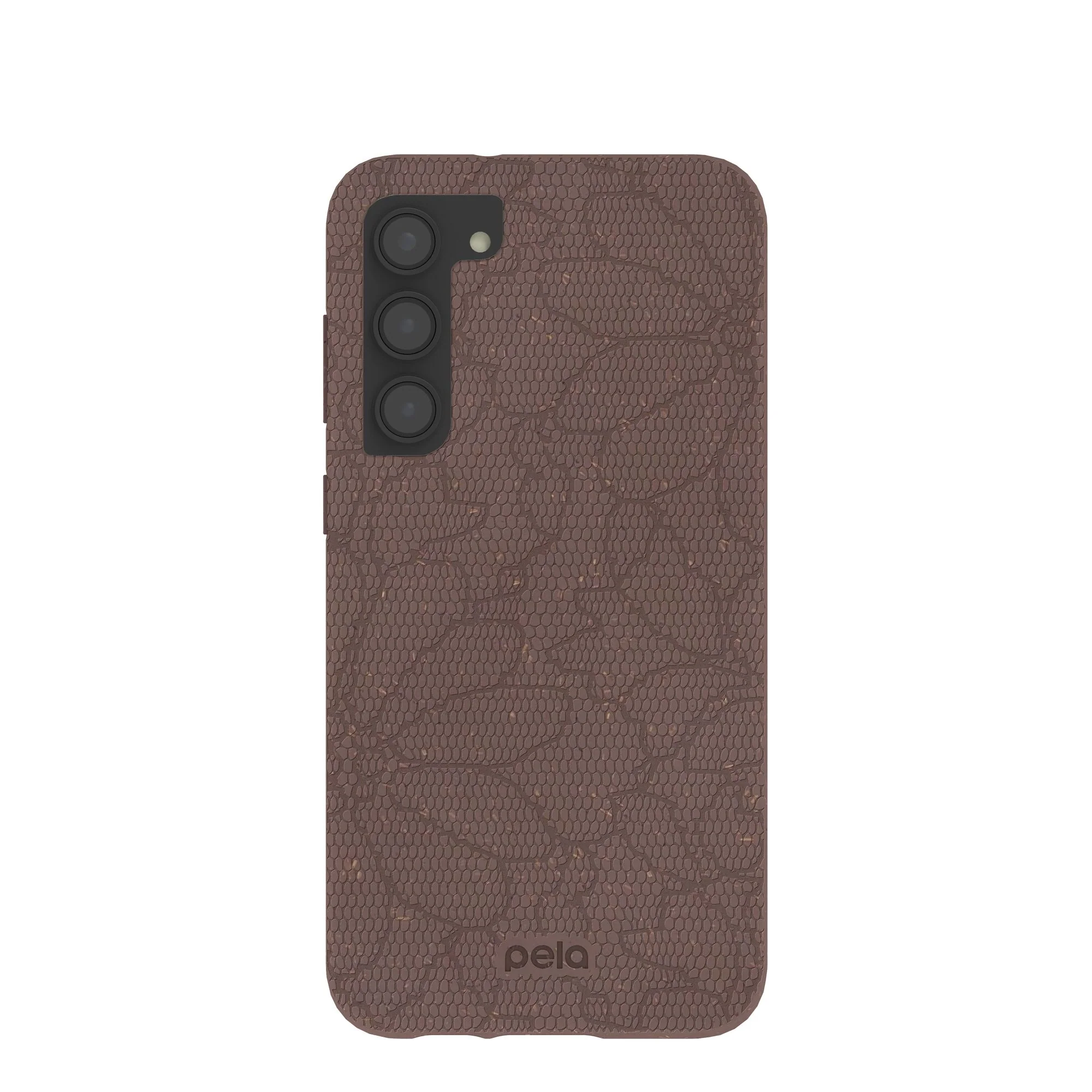 Chocolate Brown Lace Botanica Samsung Galaxy S23+(Plus) Case