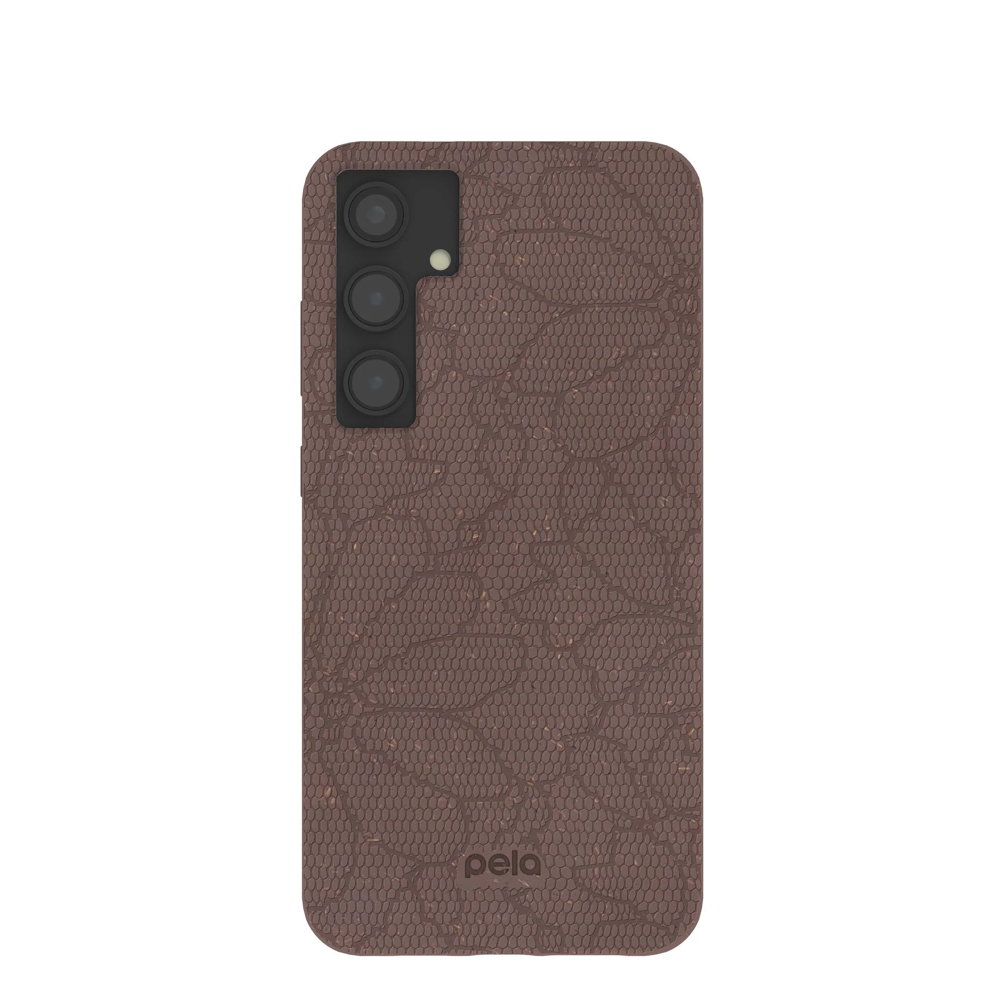 Chocolate Brown Lace Botanica Samsung Galaxy S24+(Plus) Case